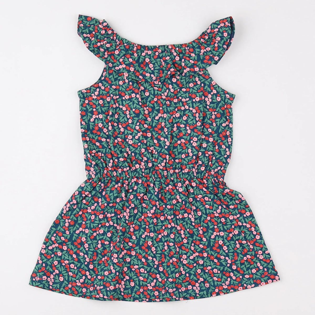 Vertbaudet - robe bleu - 2 ans