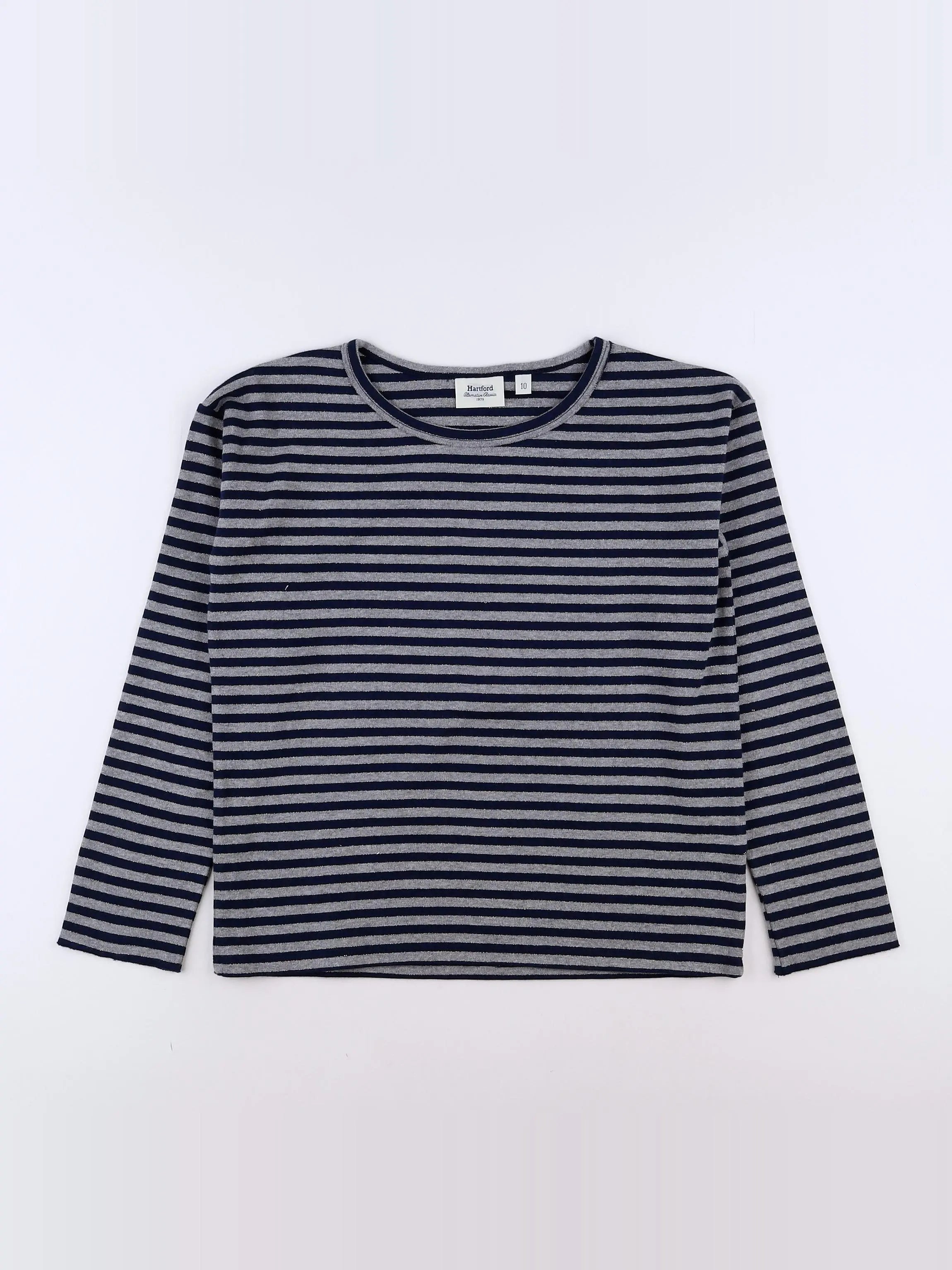 Hartford - tee-shirt gris, bleu, or - 10 ans