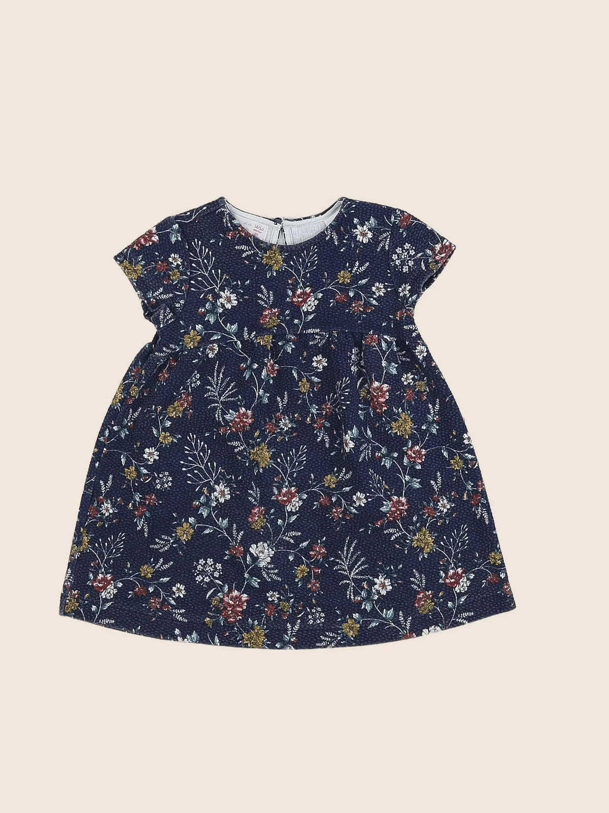 Zara - robe bleu - 12/18 mois