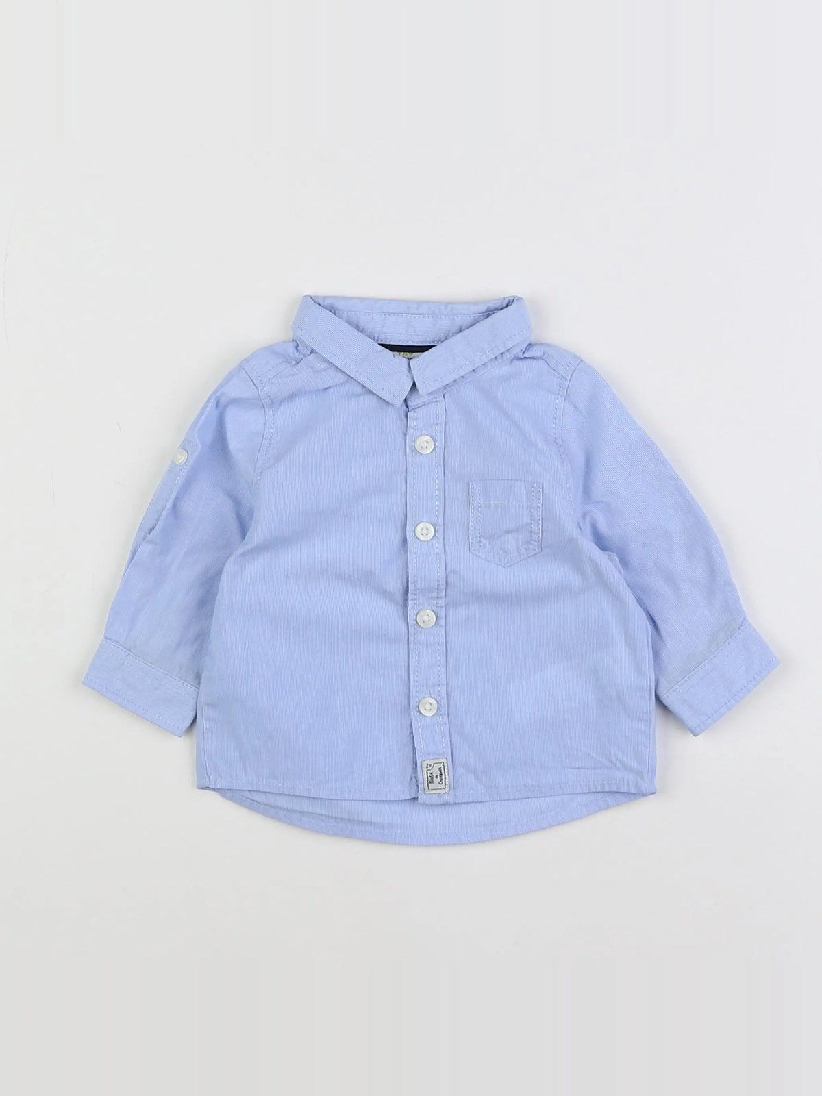 Tape à l'oeil - chemise bleu - 3 mois