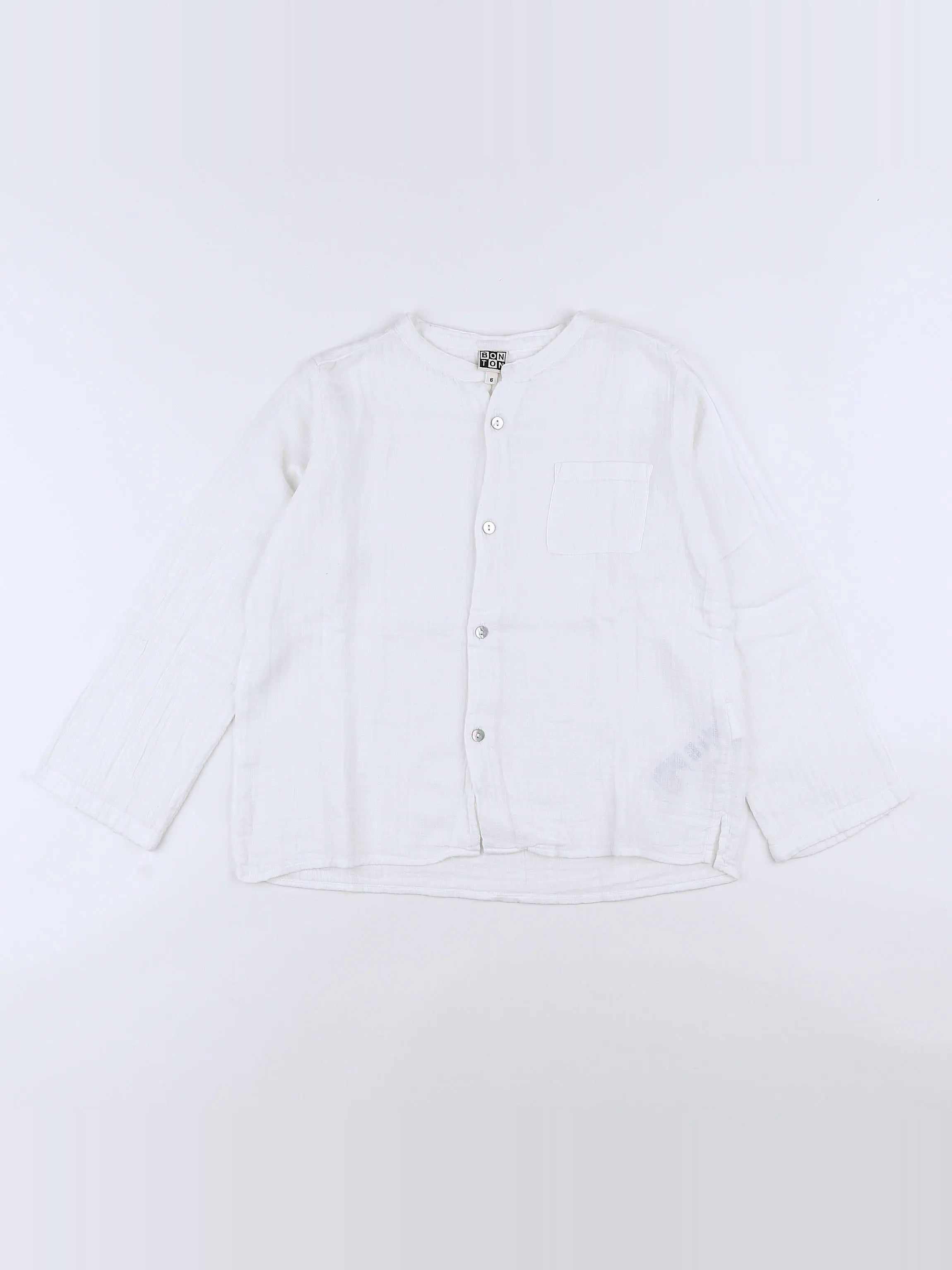 Bonton - chemise blanc - 6 ans
