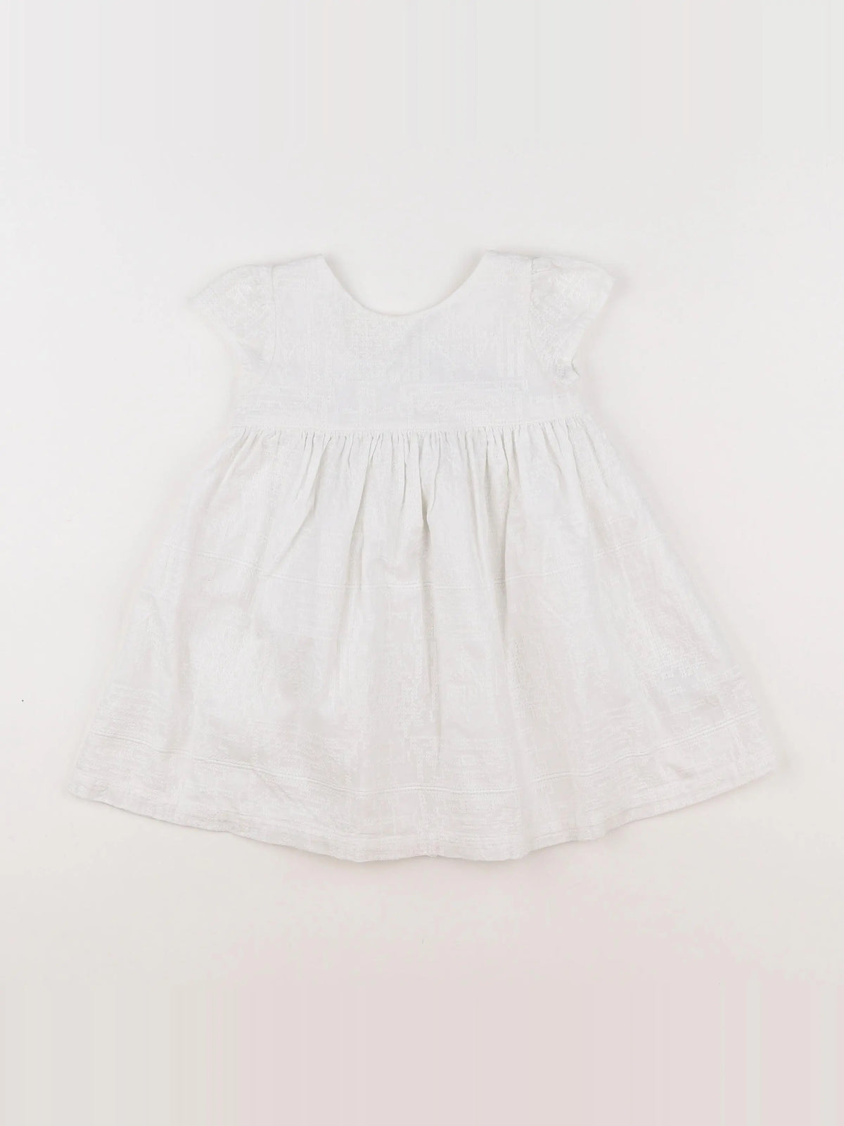 Boutchou - robe blanc - 12 mois
