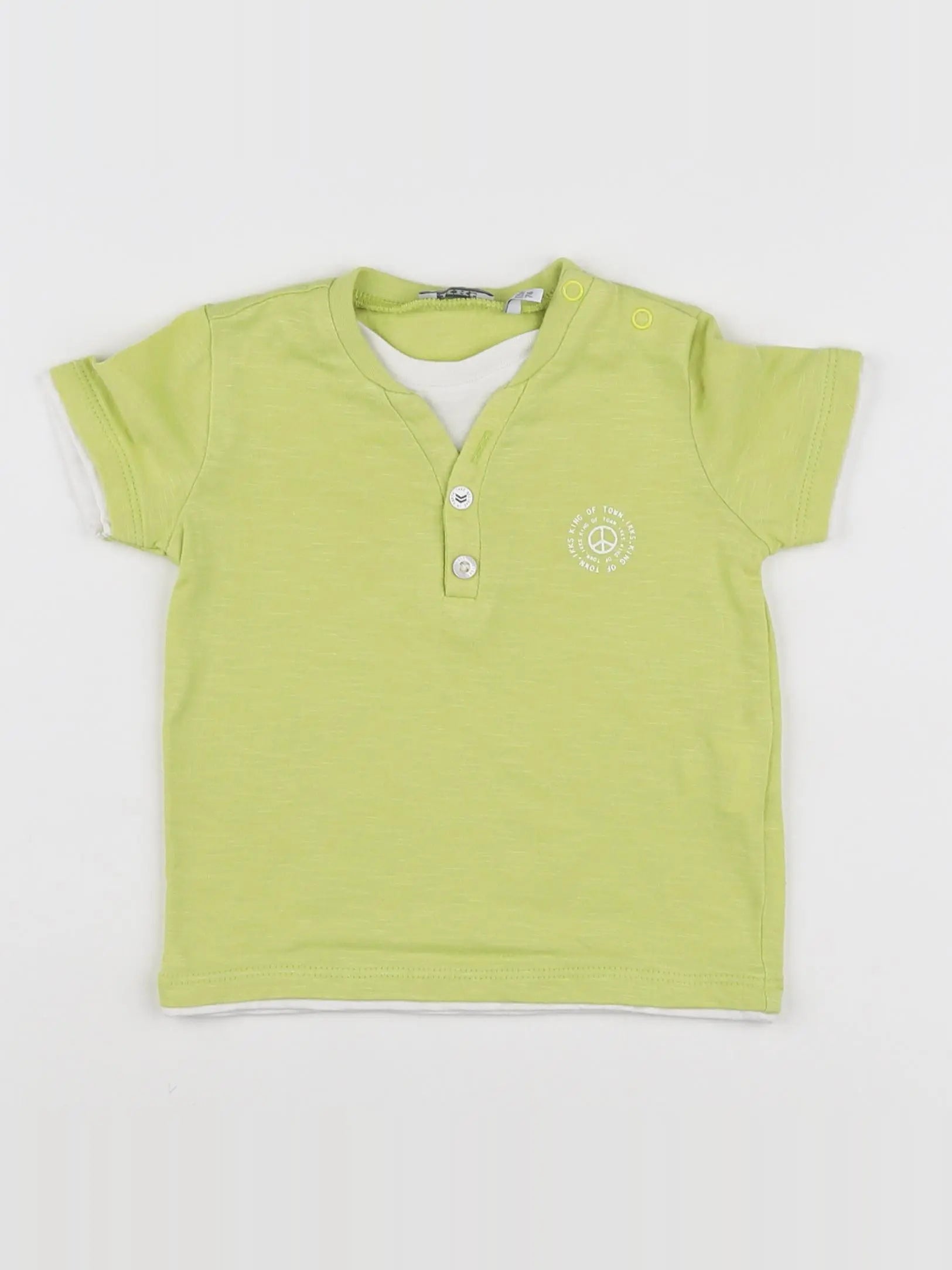 IKKS - tee-shirt vert - 12 mois