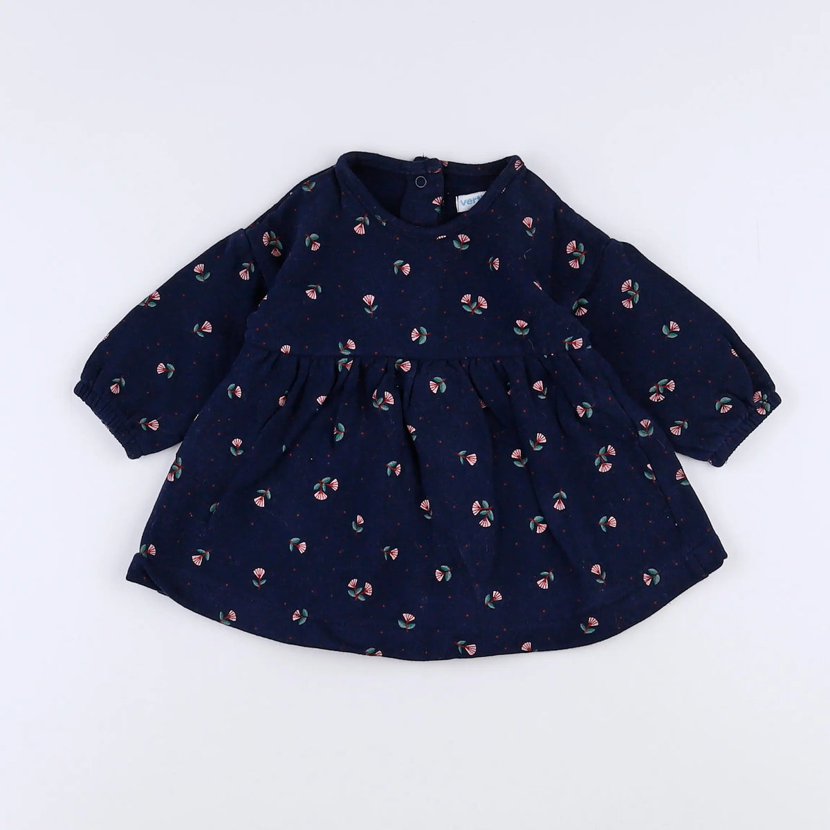 Vertbaudet - robe bleu - 3 mois