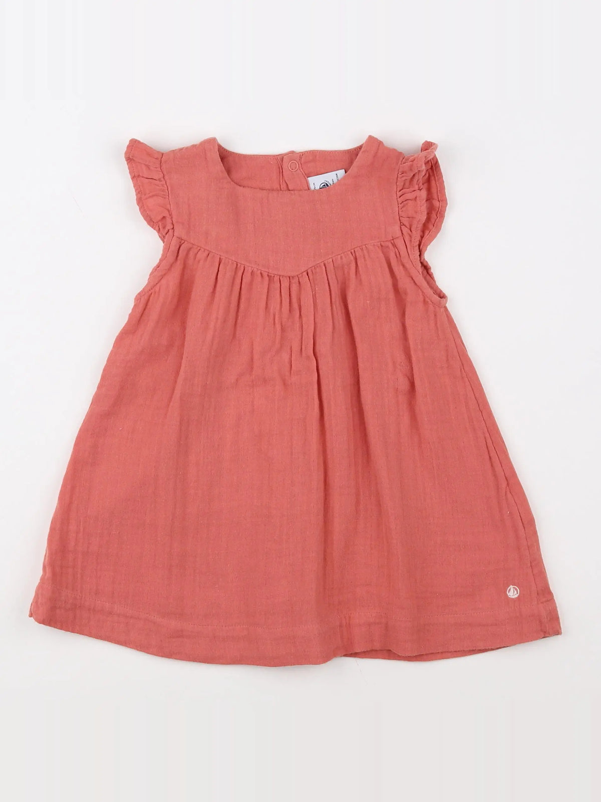 Petit Bateau - robe rose - 12 mois