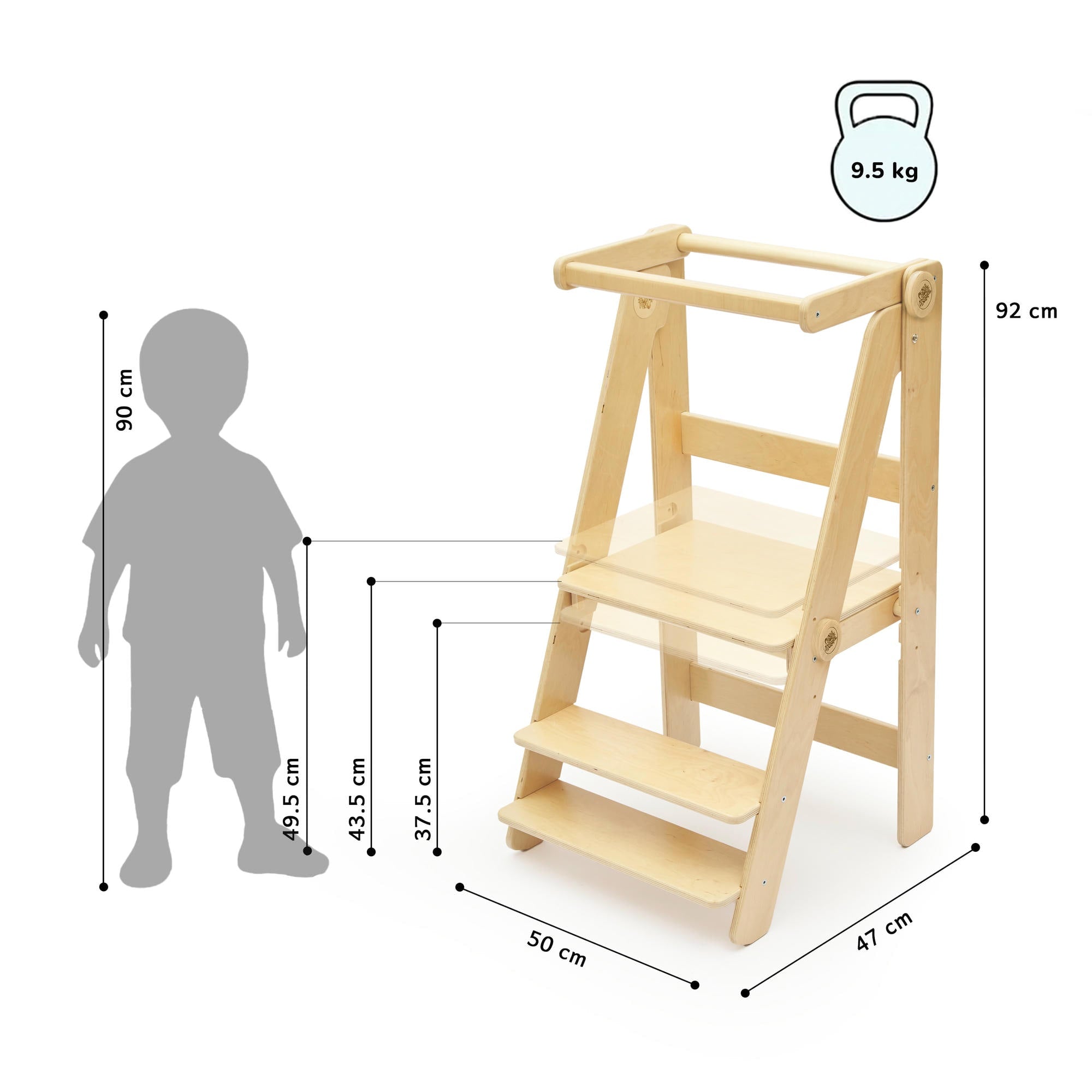 Tour d'observation pliable