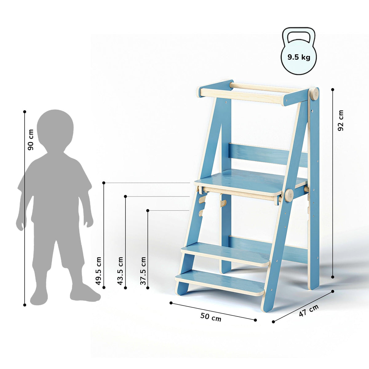 Tour d'observation pliable