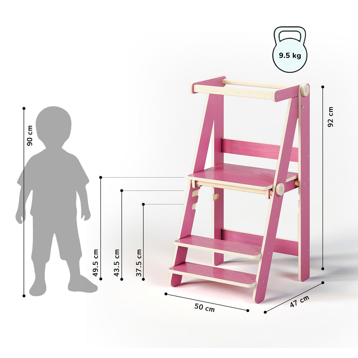 Tour d'observation pliable
