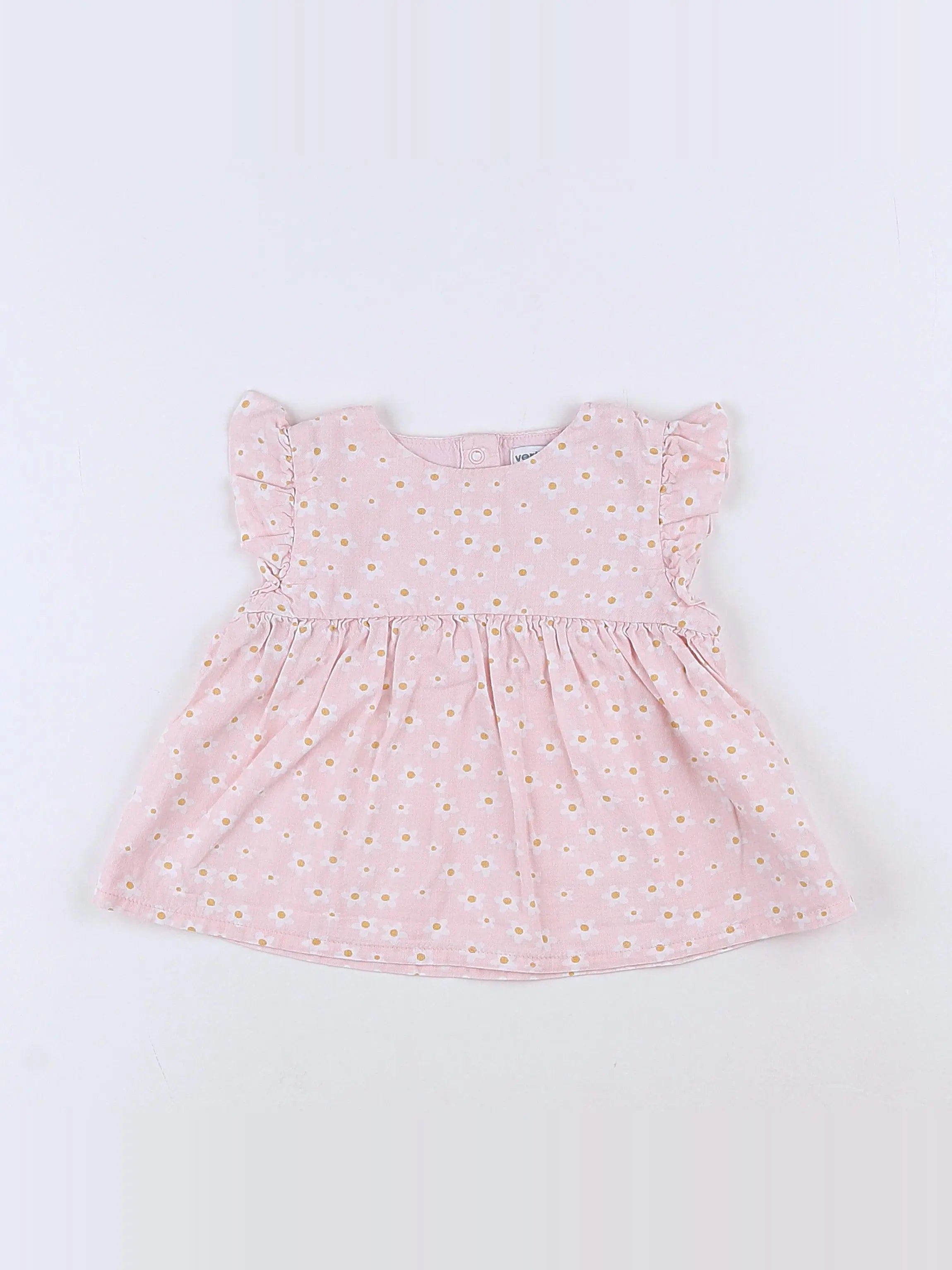 Vertbaudet - blouse rose - 12 mois