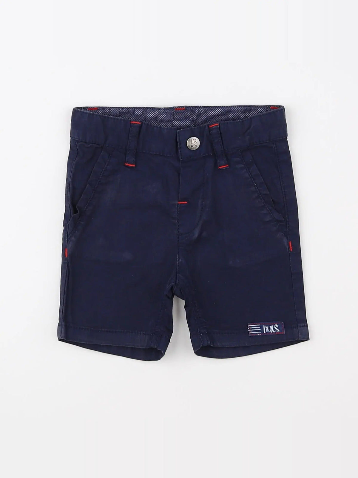 IKKS - short bleu - 6 mois