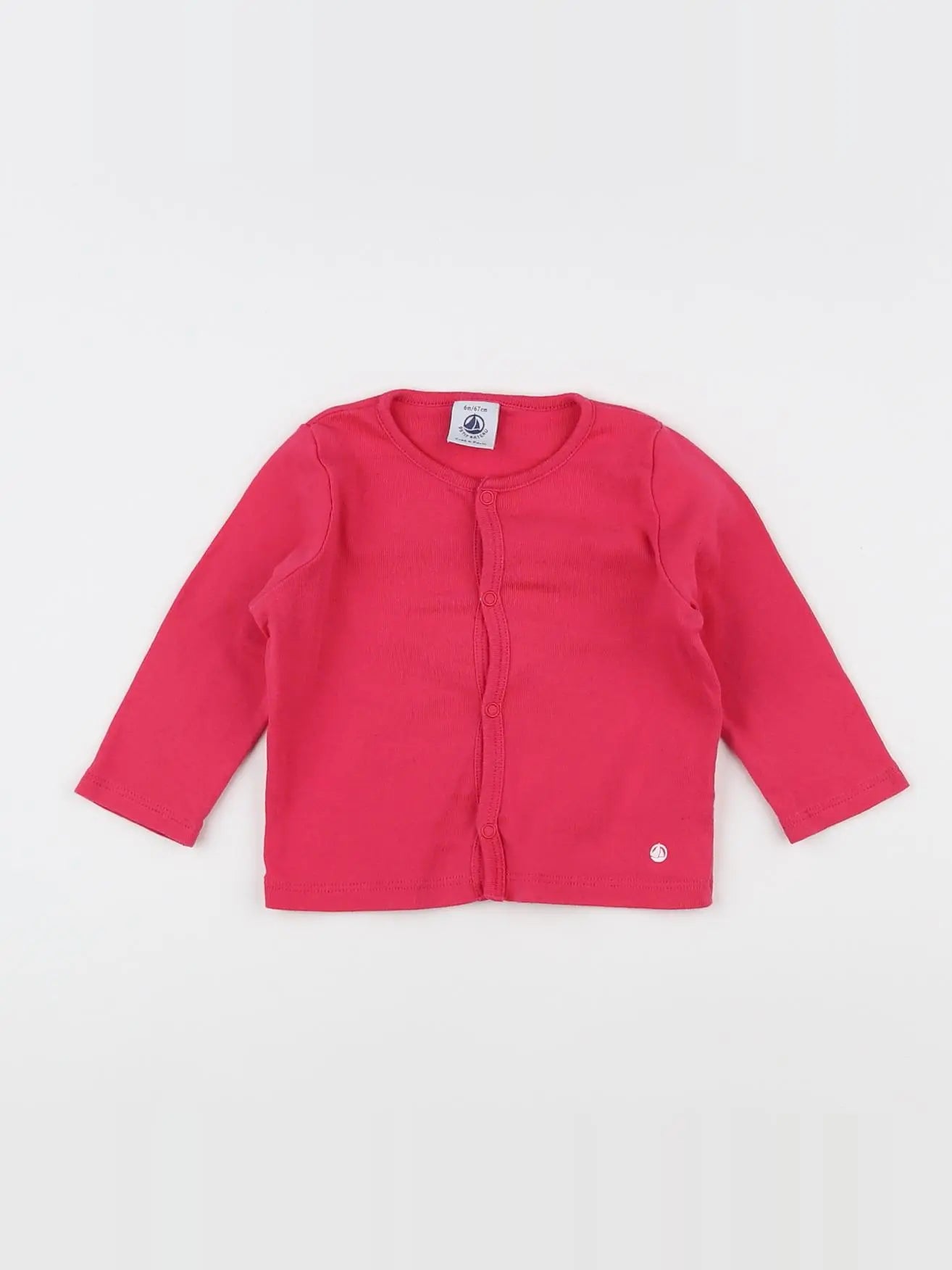 Petit Bateau - tee-shirt rose - 6 mois