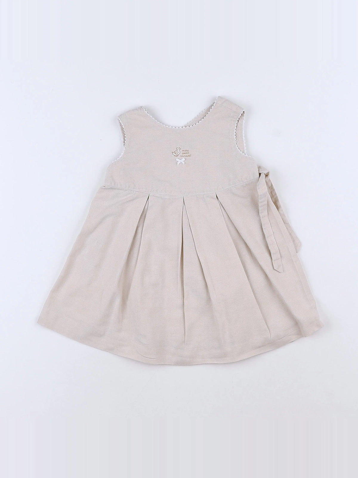 Jacadi - robe beige - 12 mois