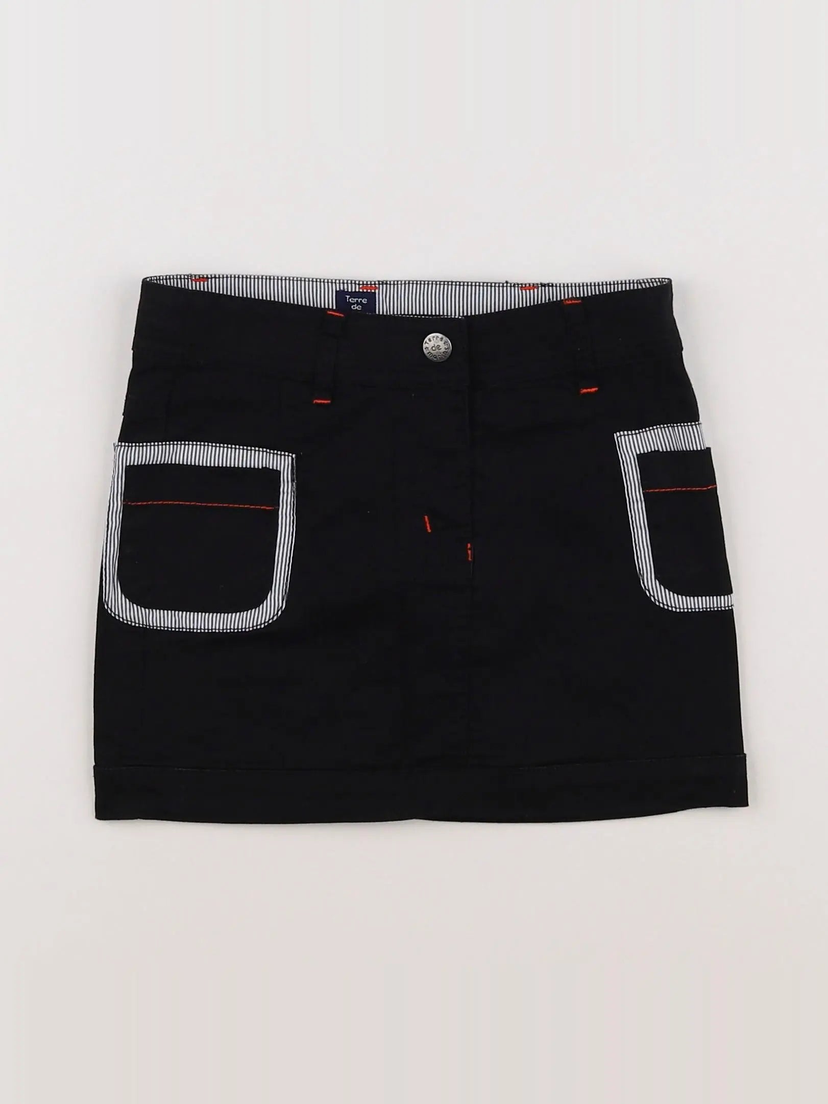 Terre de marins - jupe noir - 4 ans