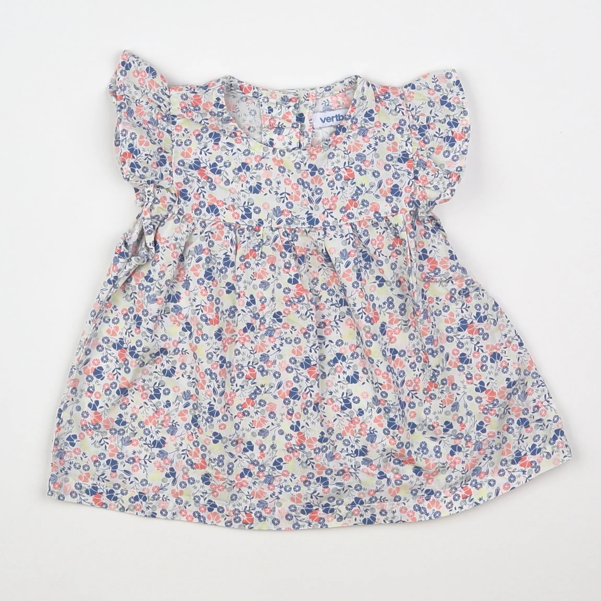 Vertbaudet - blouse multicolore - 9 mois
