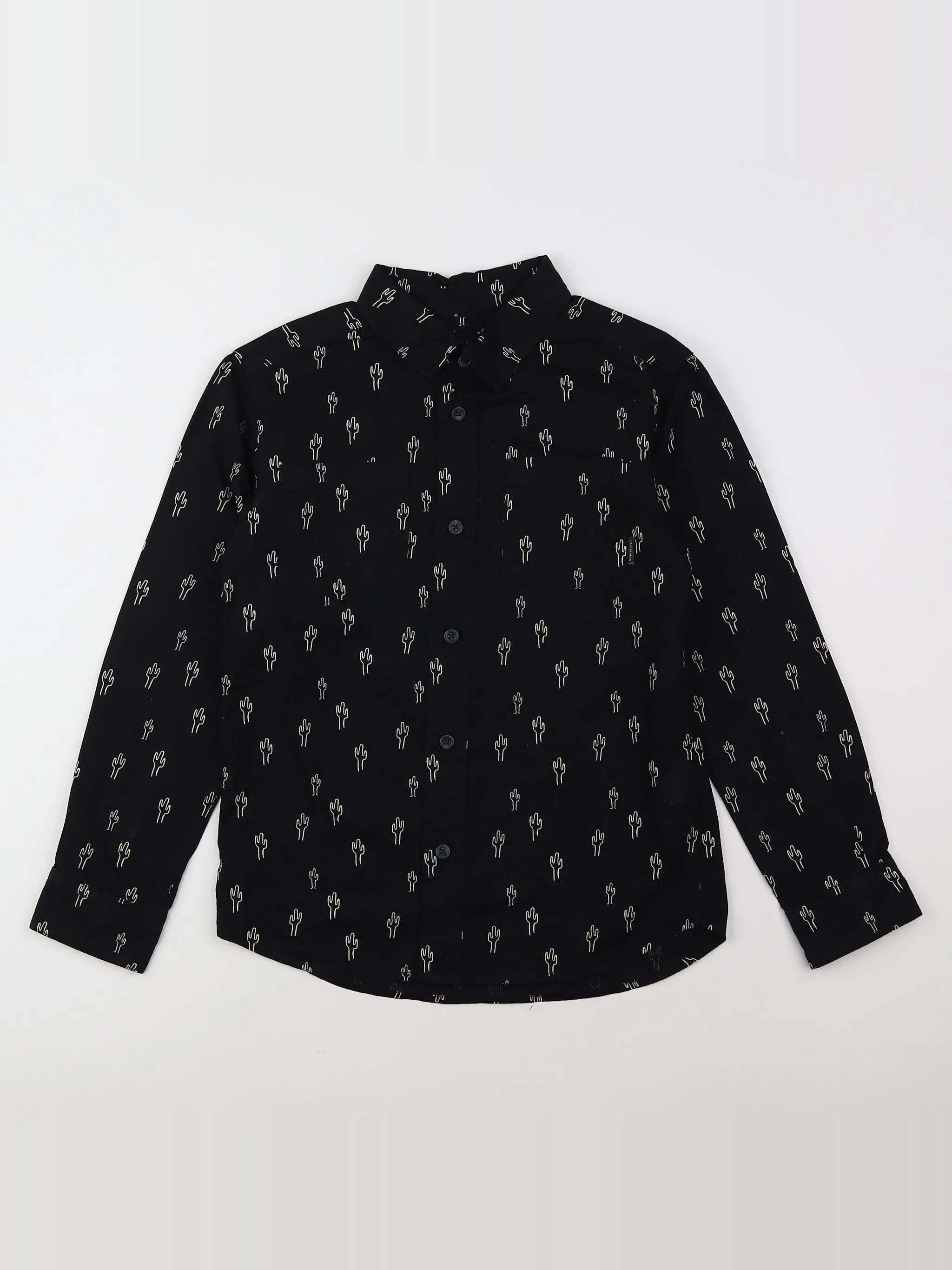 Quicksilver - chemise noir - 8 ans