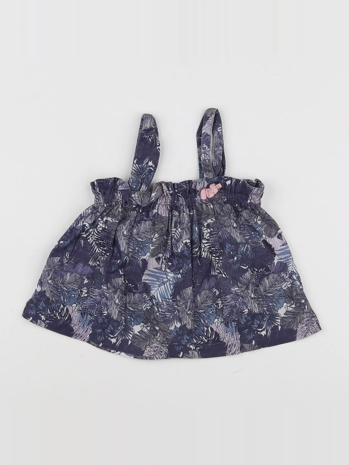 Boutchou - blouse bleu - 9 mois