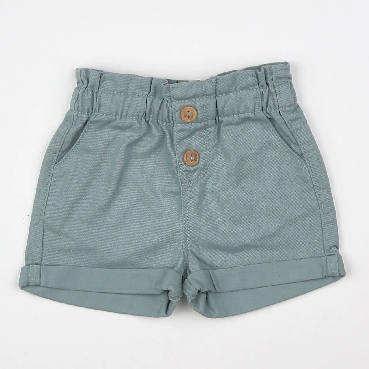 Vertbaudet - short vert - 6 mois