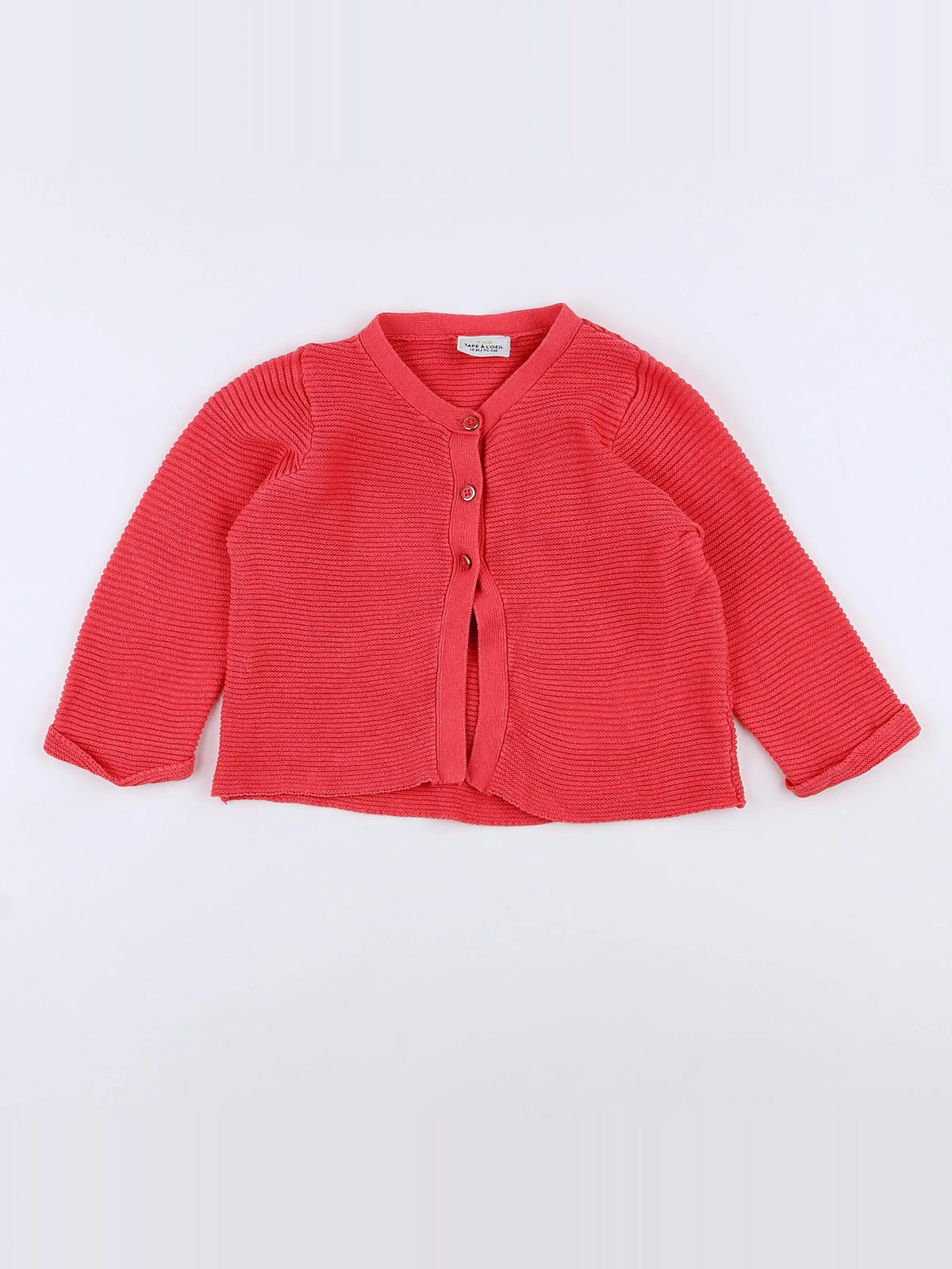 Tape à l'oeil - gilet rose - 12 mois