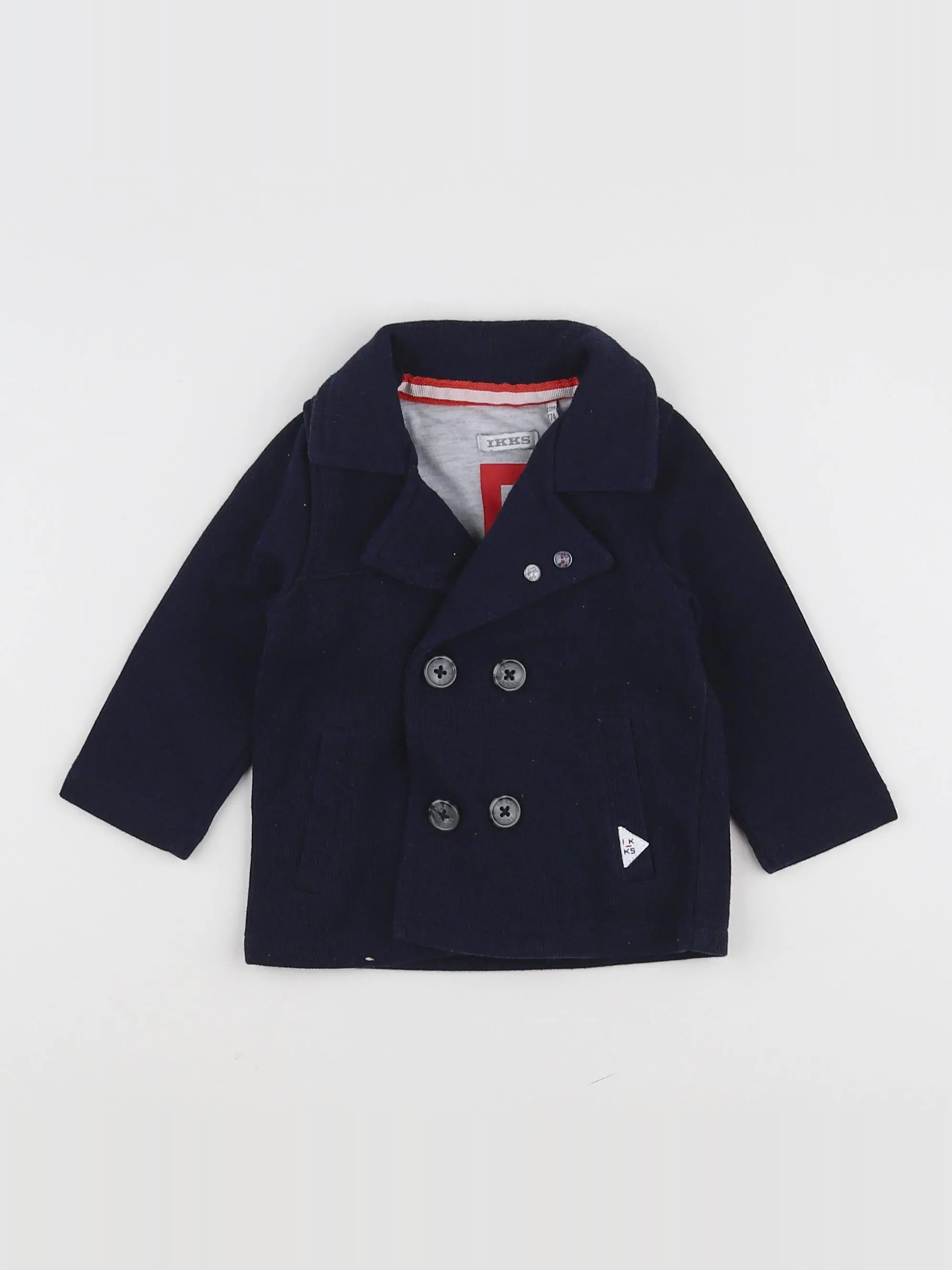IKKS - veste bleu - 12 mois