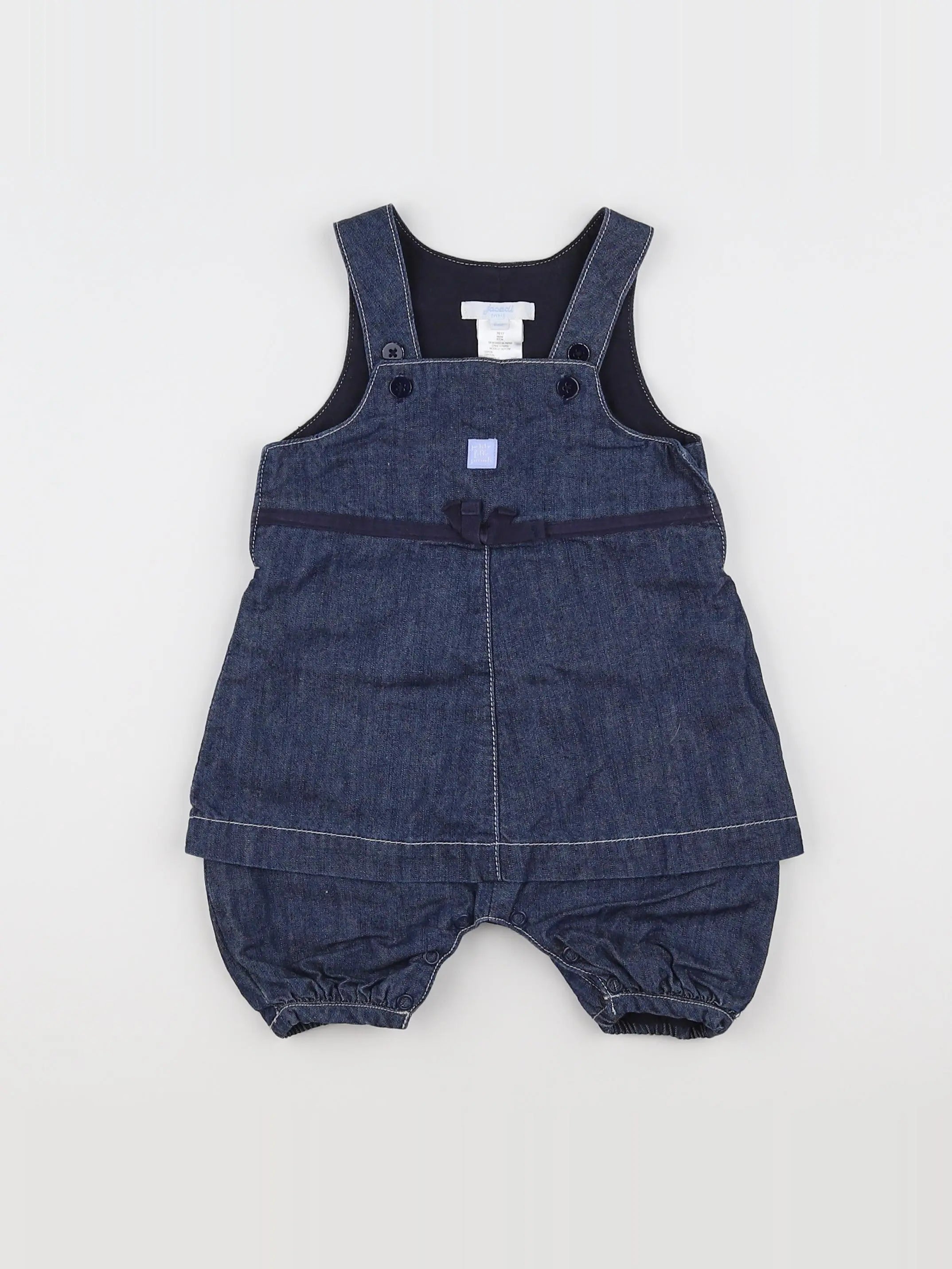Jacadi - salopette bleu - 6 mois