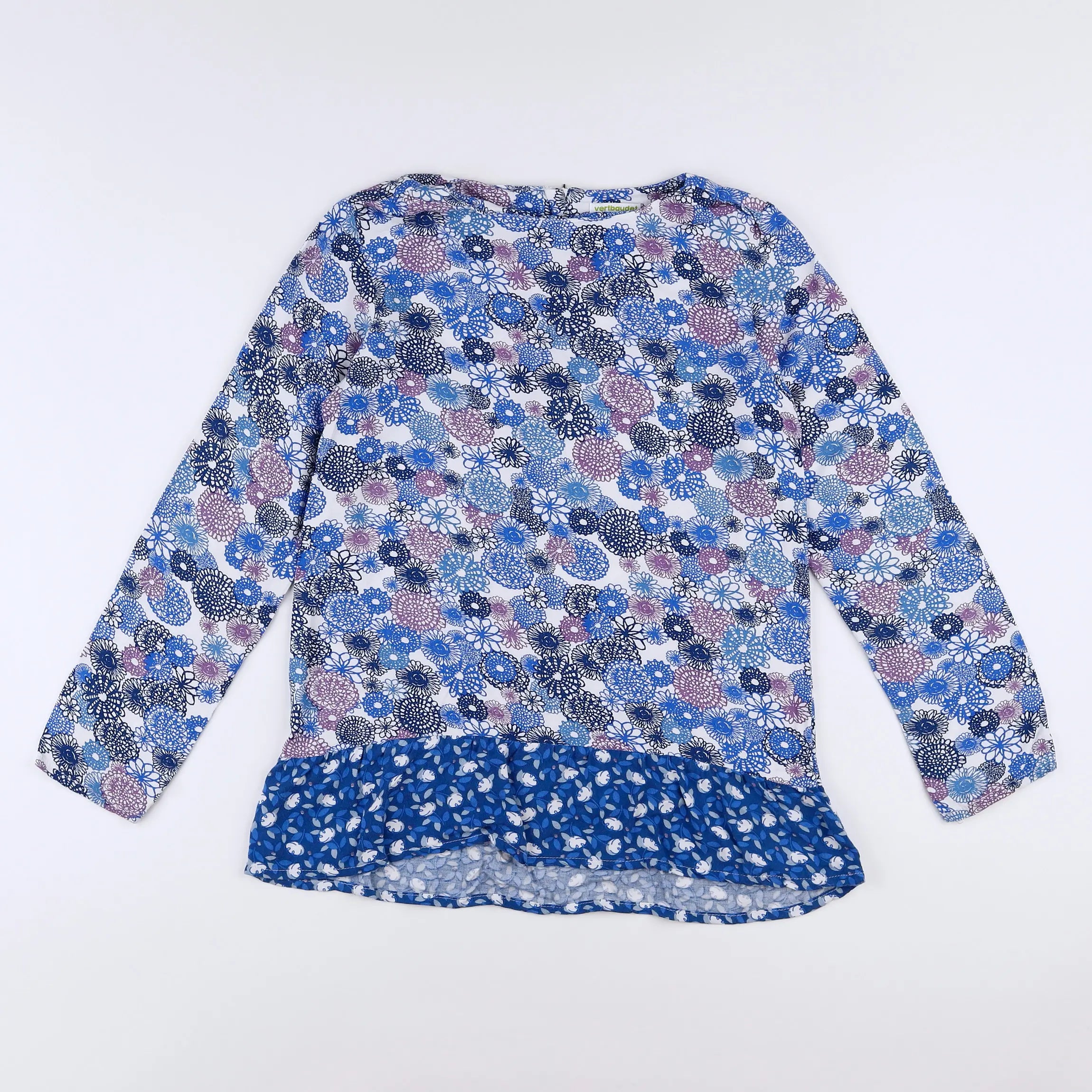 Vertbaudet - blouse bleu, violet - 12 ans