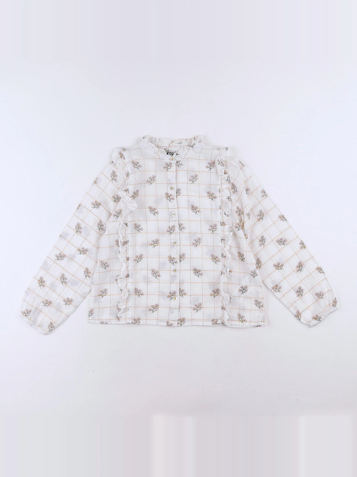 Bonton - blouse beige - 8 ans