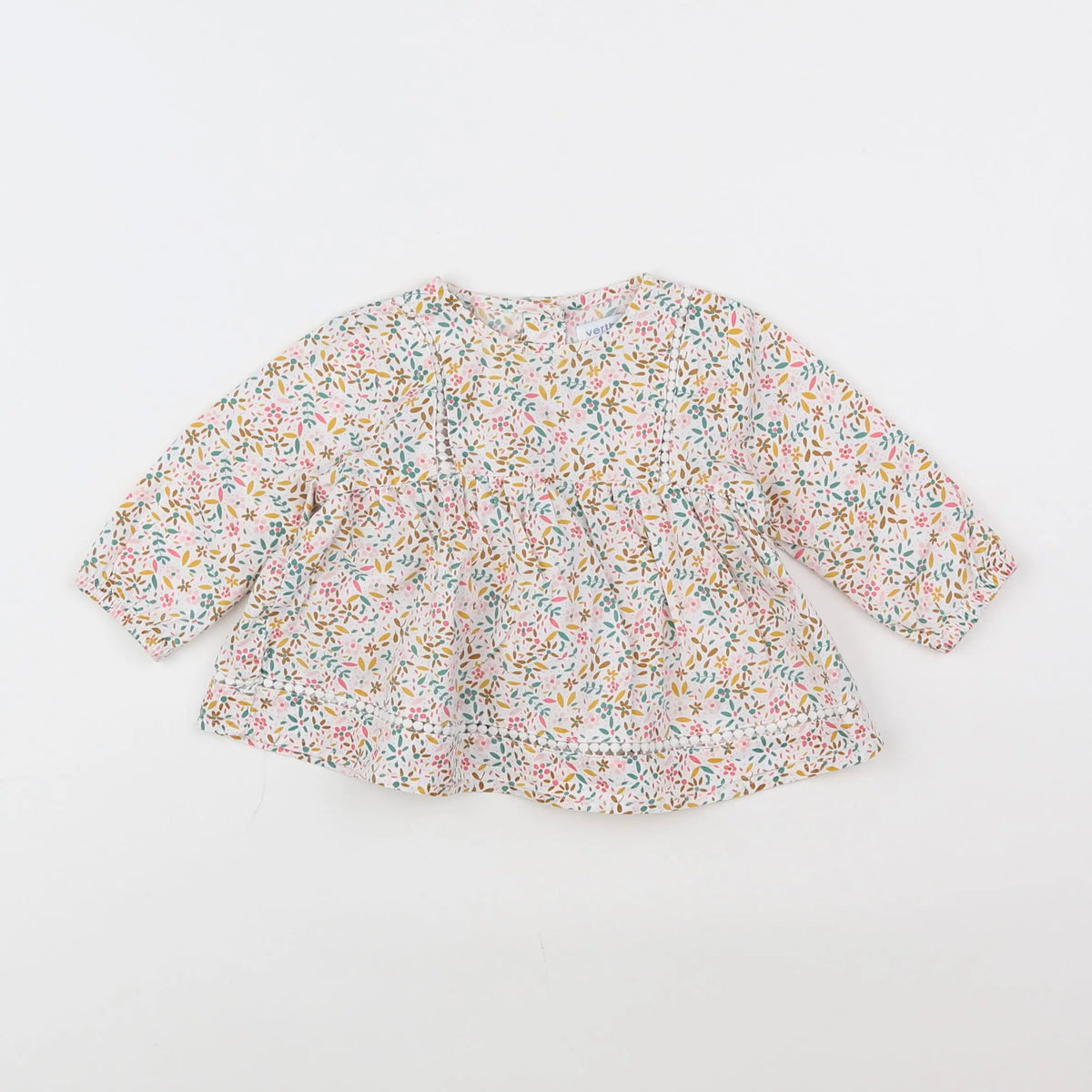 Vertbaudet - blouse multicolore - 6 mois