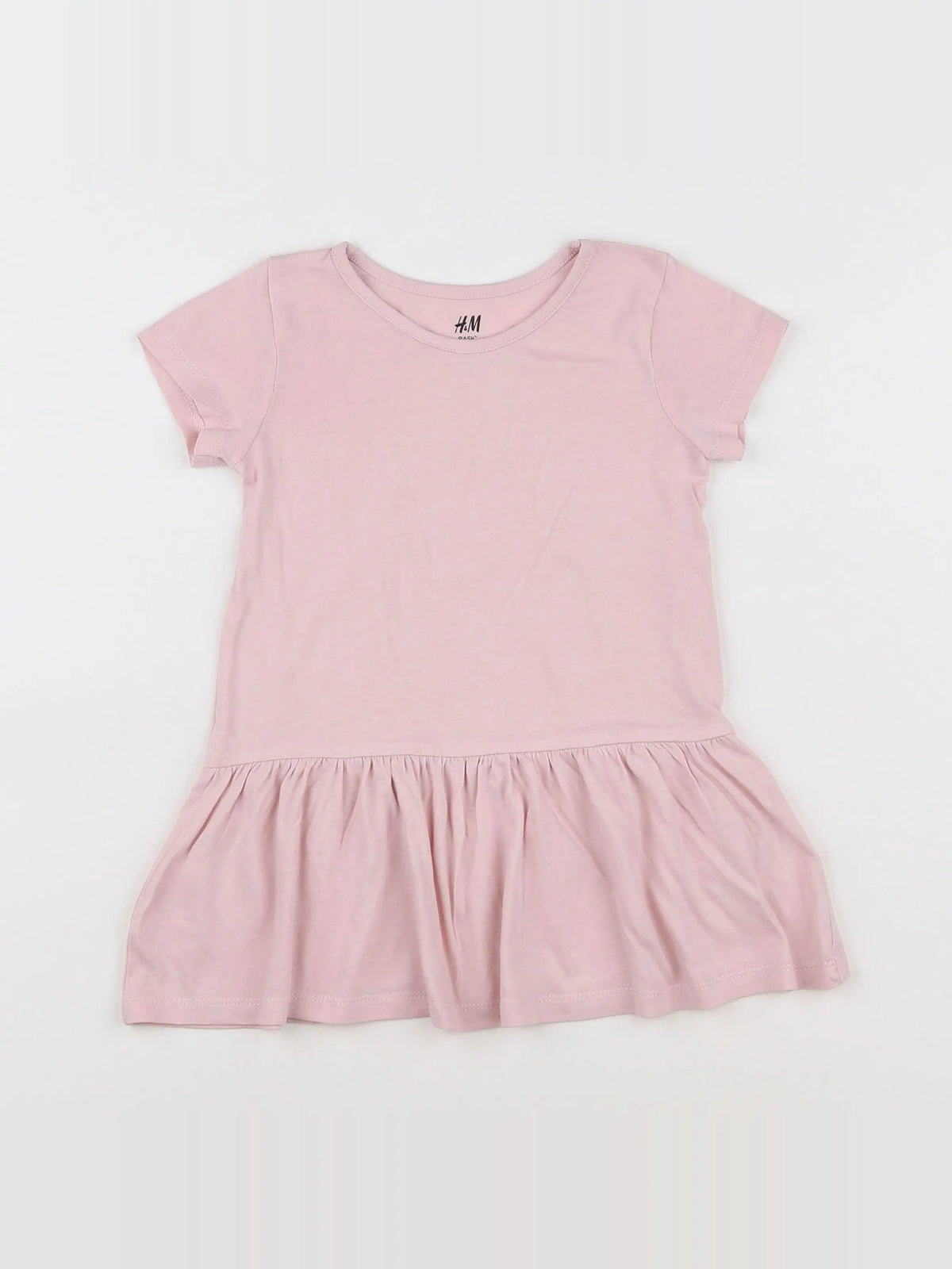 H&M - robe rose - 12/18 mois