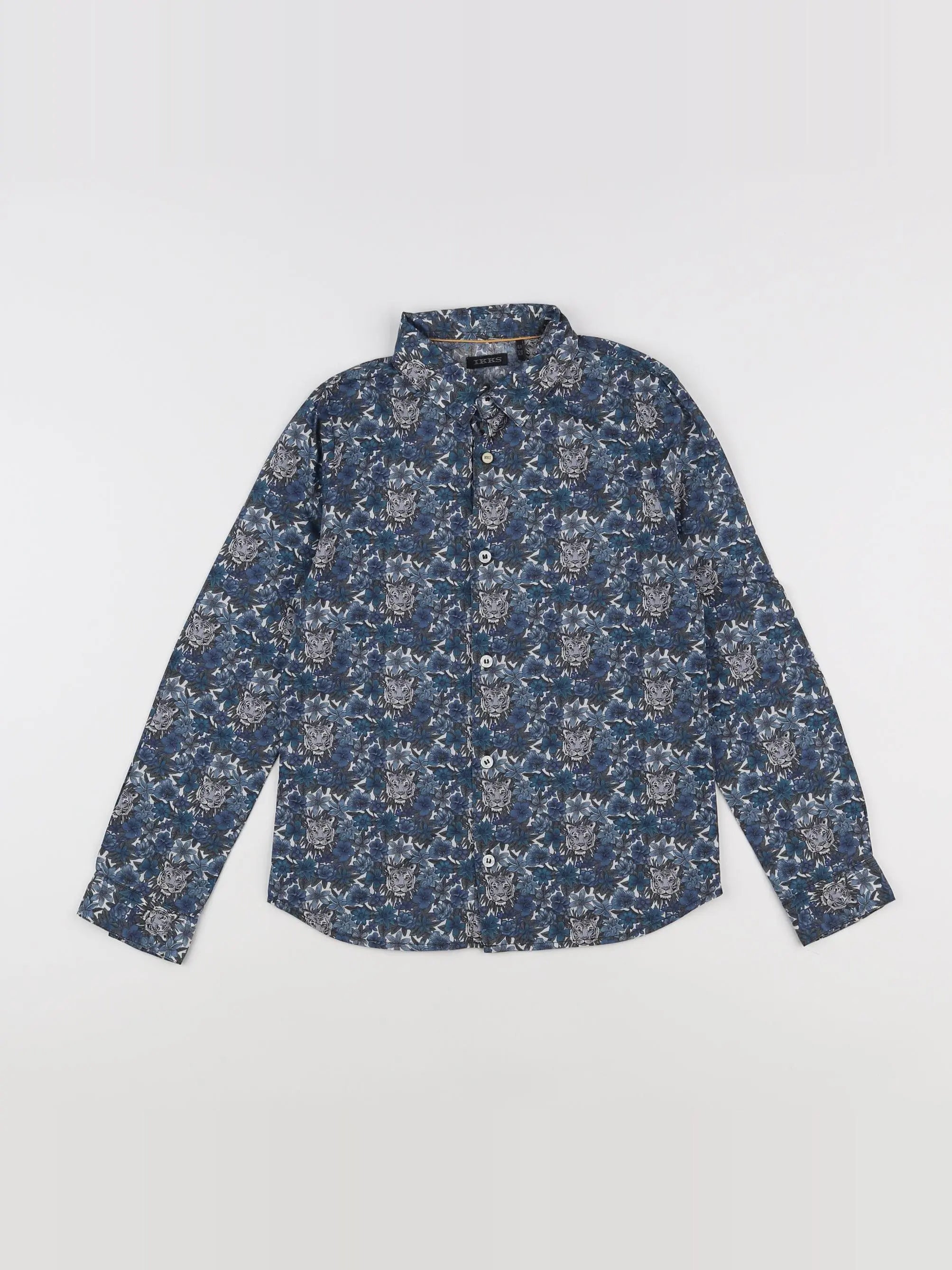 IKKS - chemise bleu - 8 ans