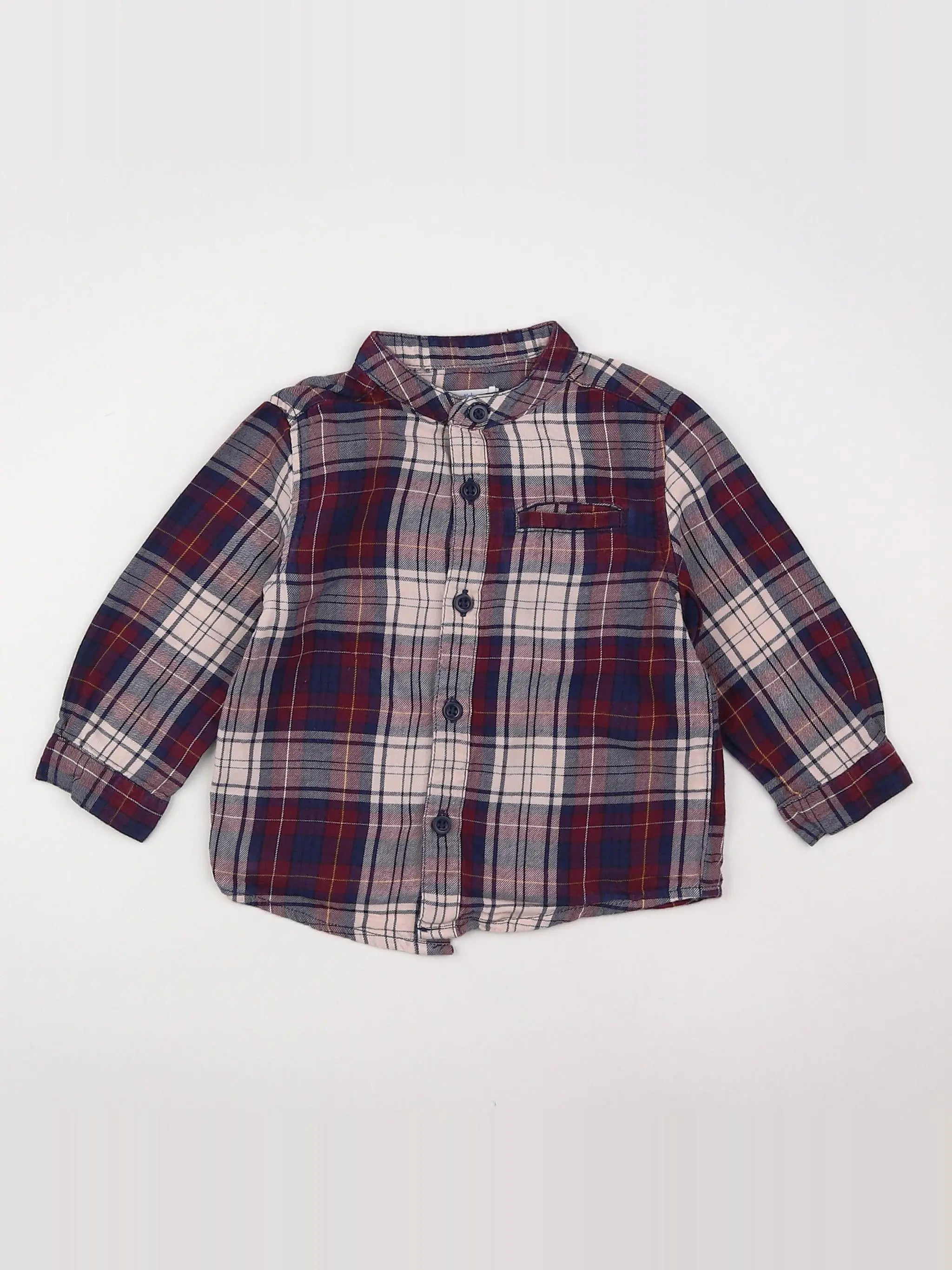 H&M - chemise blanc - 12/18 mois