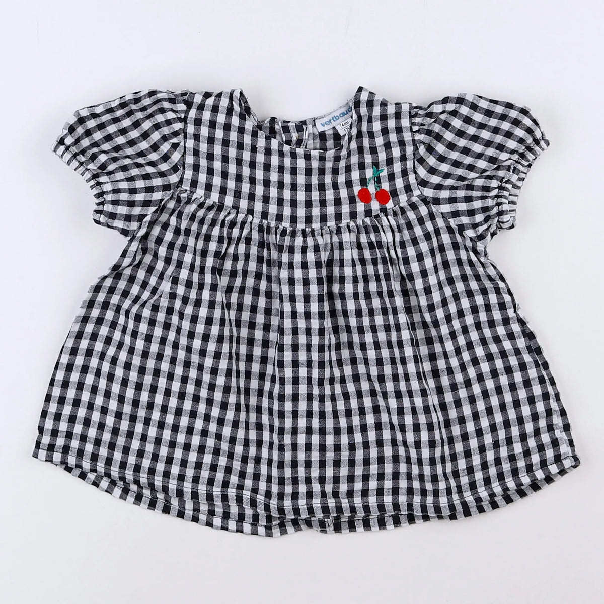 Vertbaudet - blouse blanc - 12 mois