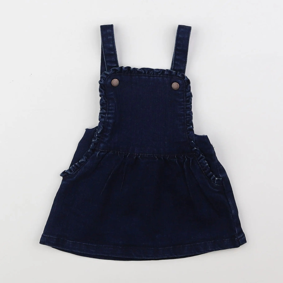 Vertbaudet - robe bleu - 12 mois