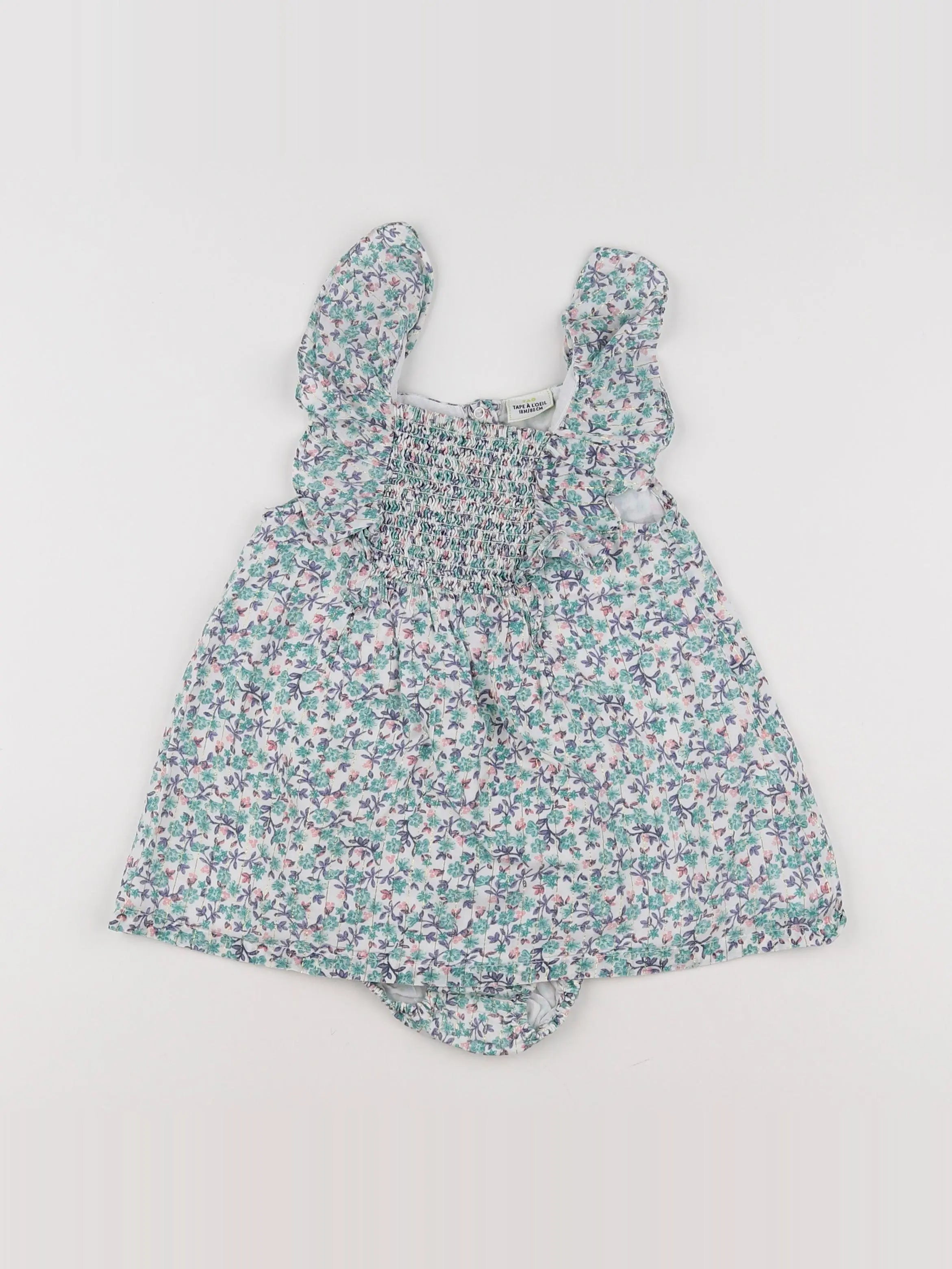 Tape à l'oeil - robe multicolore - 18 mois
