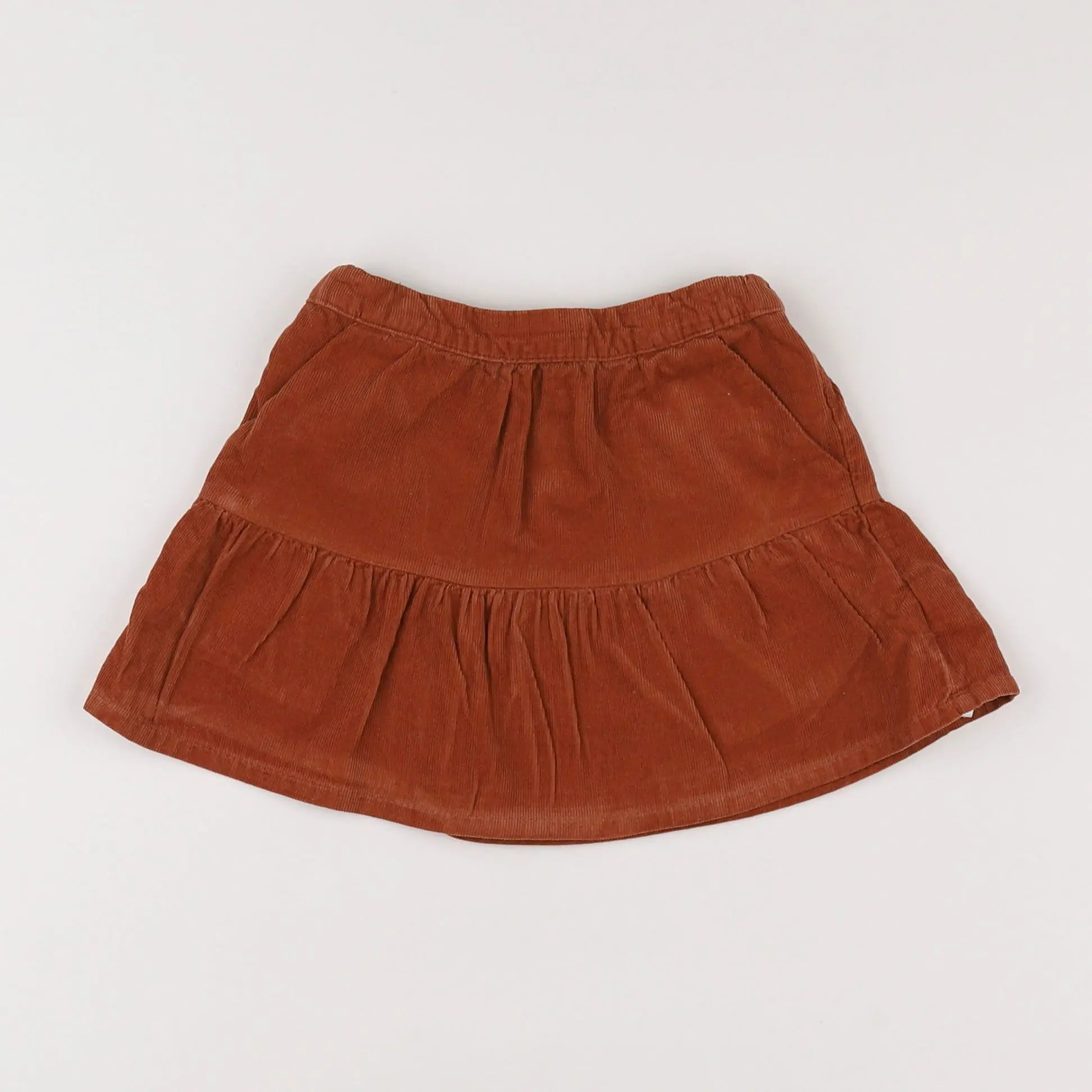 Vertbaudet - jupe marron - 2 ans