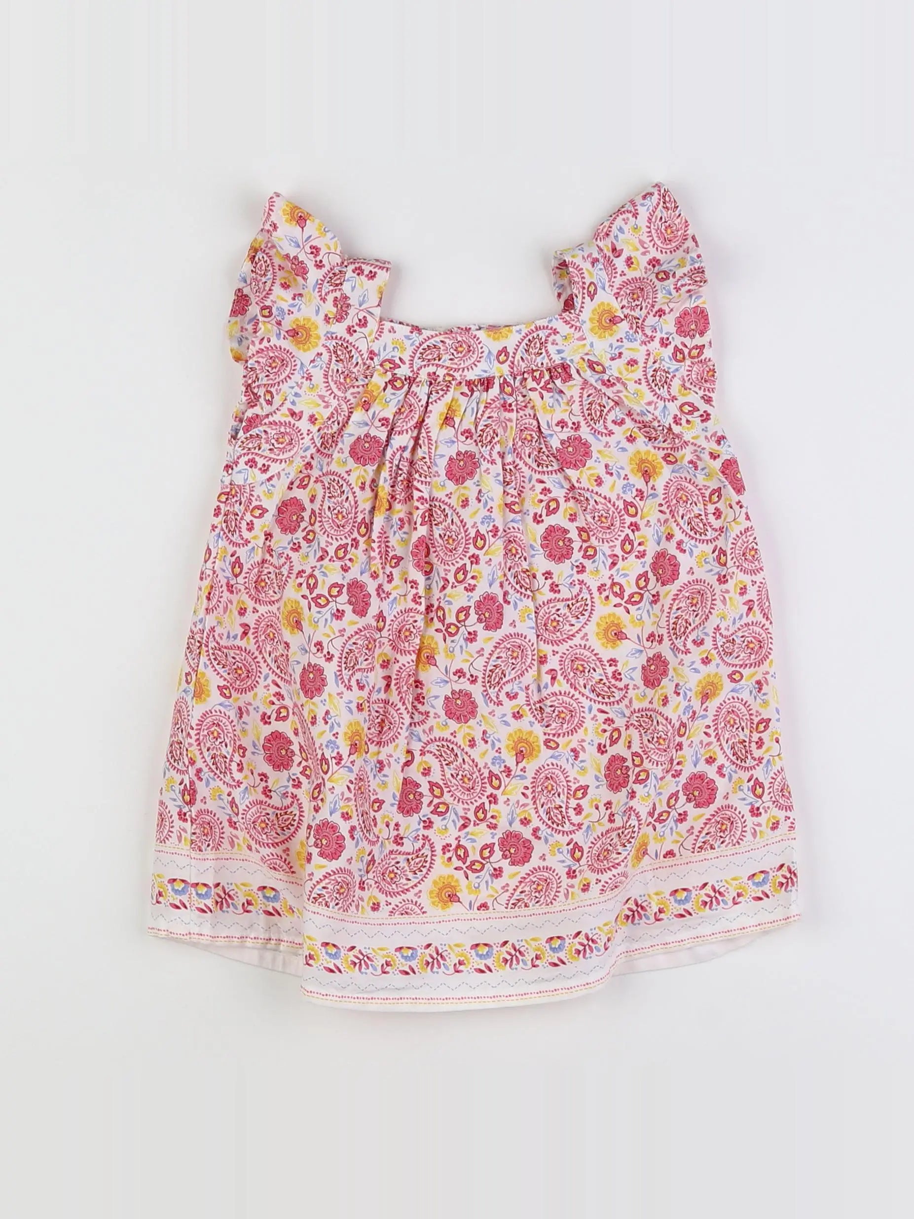 Tape à l'oeil - robe multicolore - 12 mois