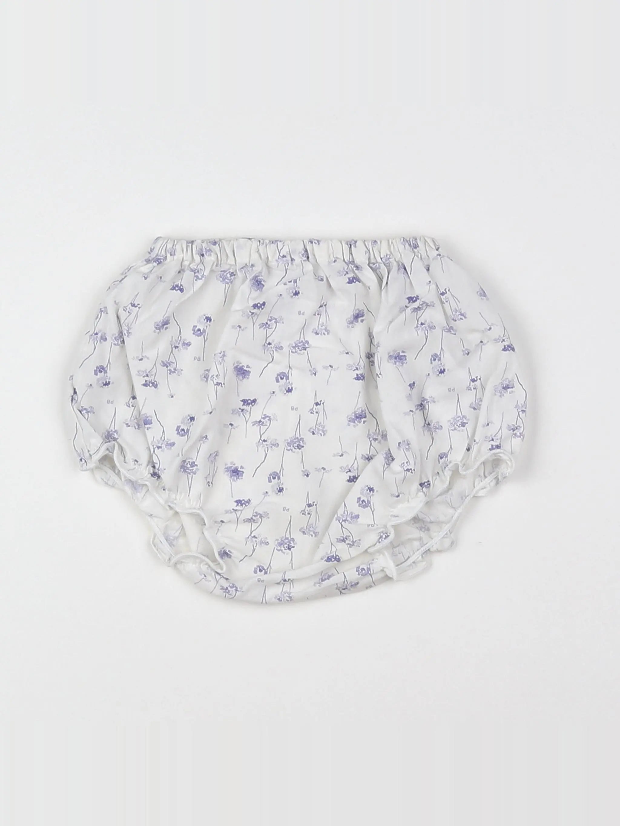 Petit Bateau - bloomer blanc - 3 mois