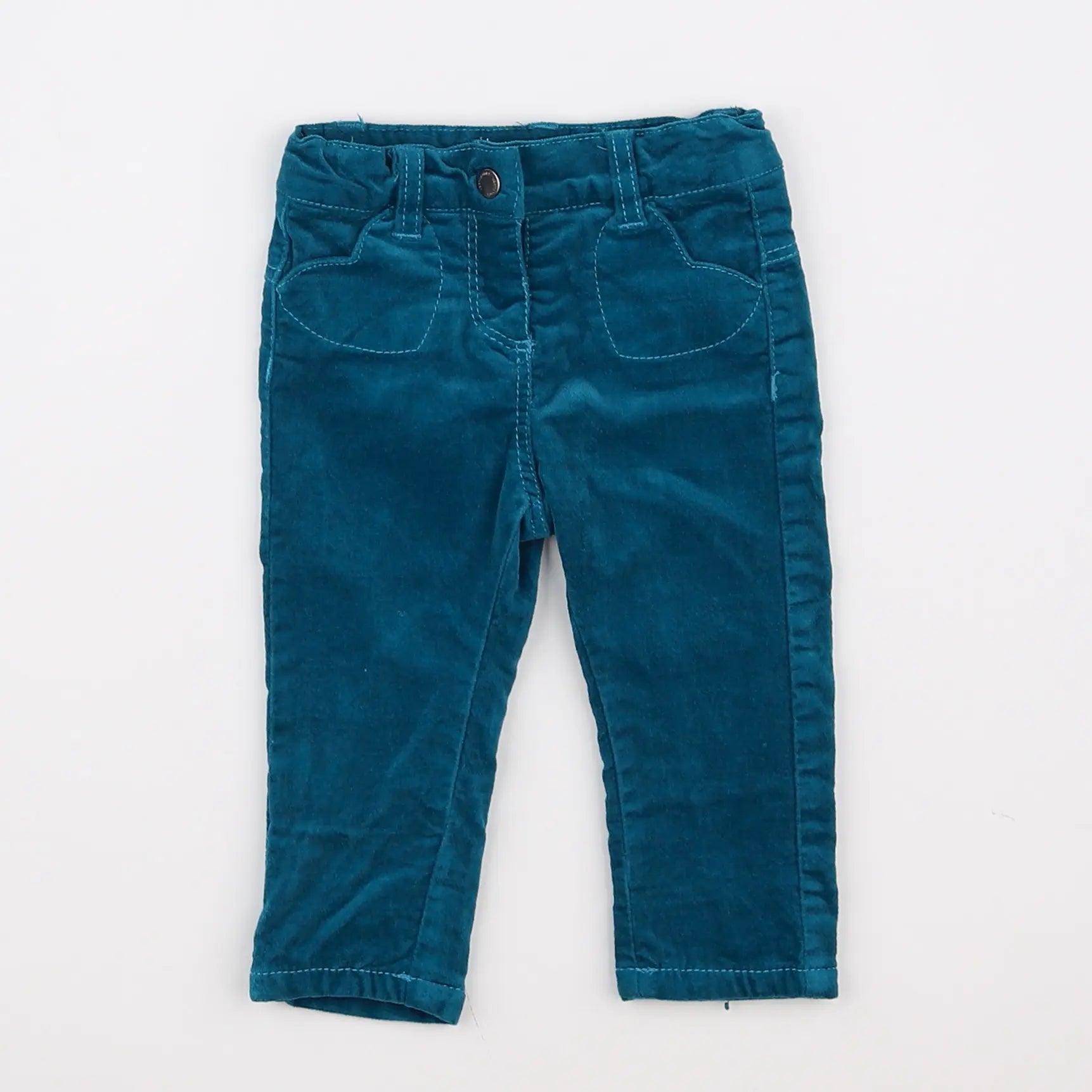 Vertbaudet - pantalon vert - 3 mois