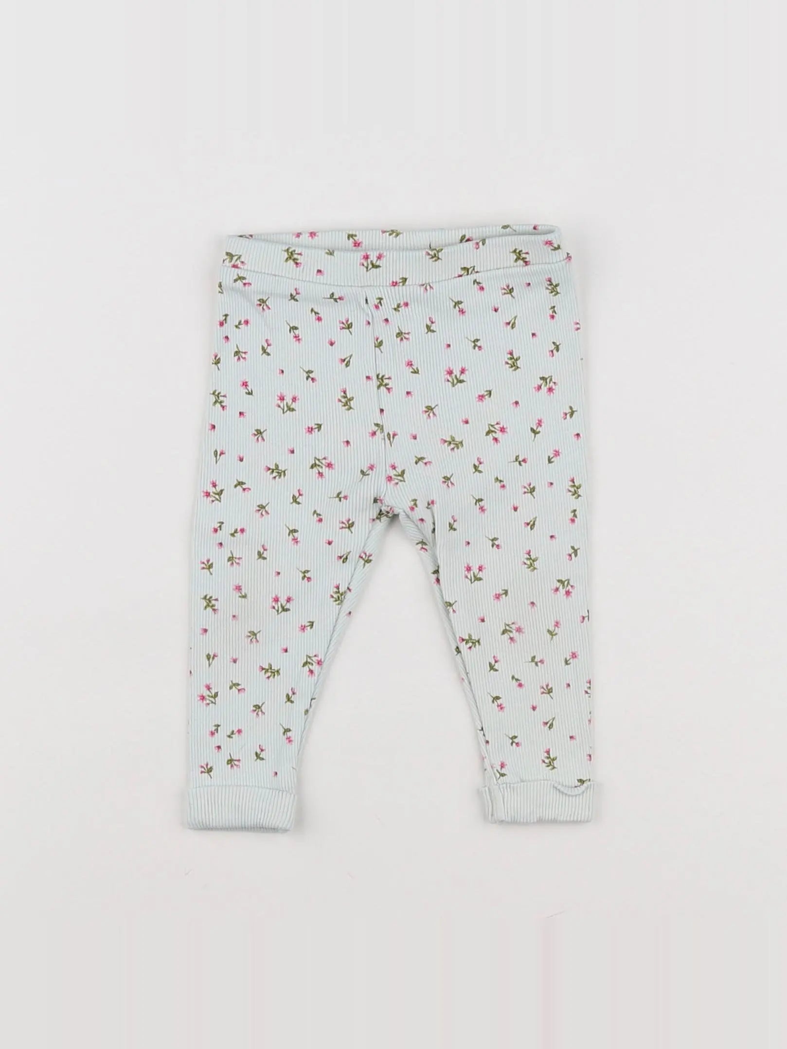 Tape à l'oeil - legging vert, rose - 6 mois