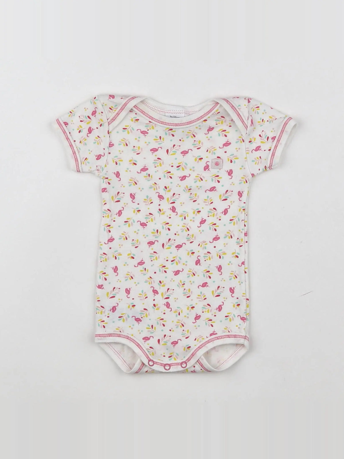 Petit Bateau - body multicolore - 3 mois