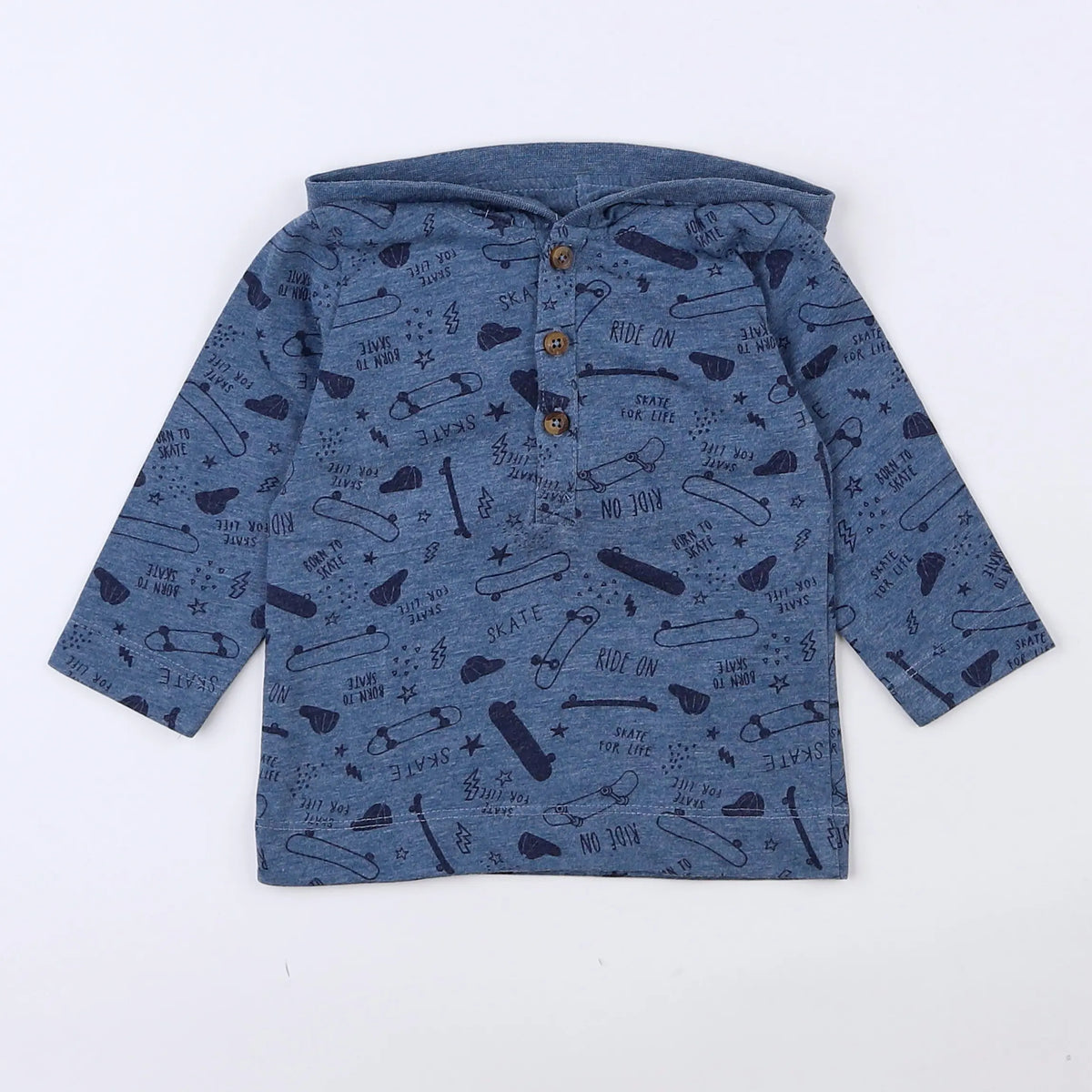 Vertbaudet - tee-shirt bleu - 9 mois