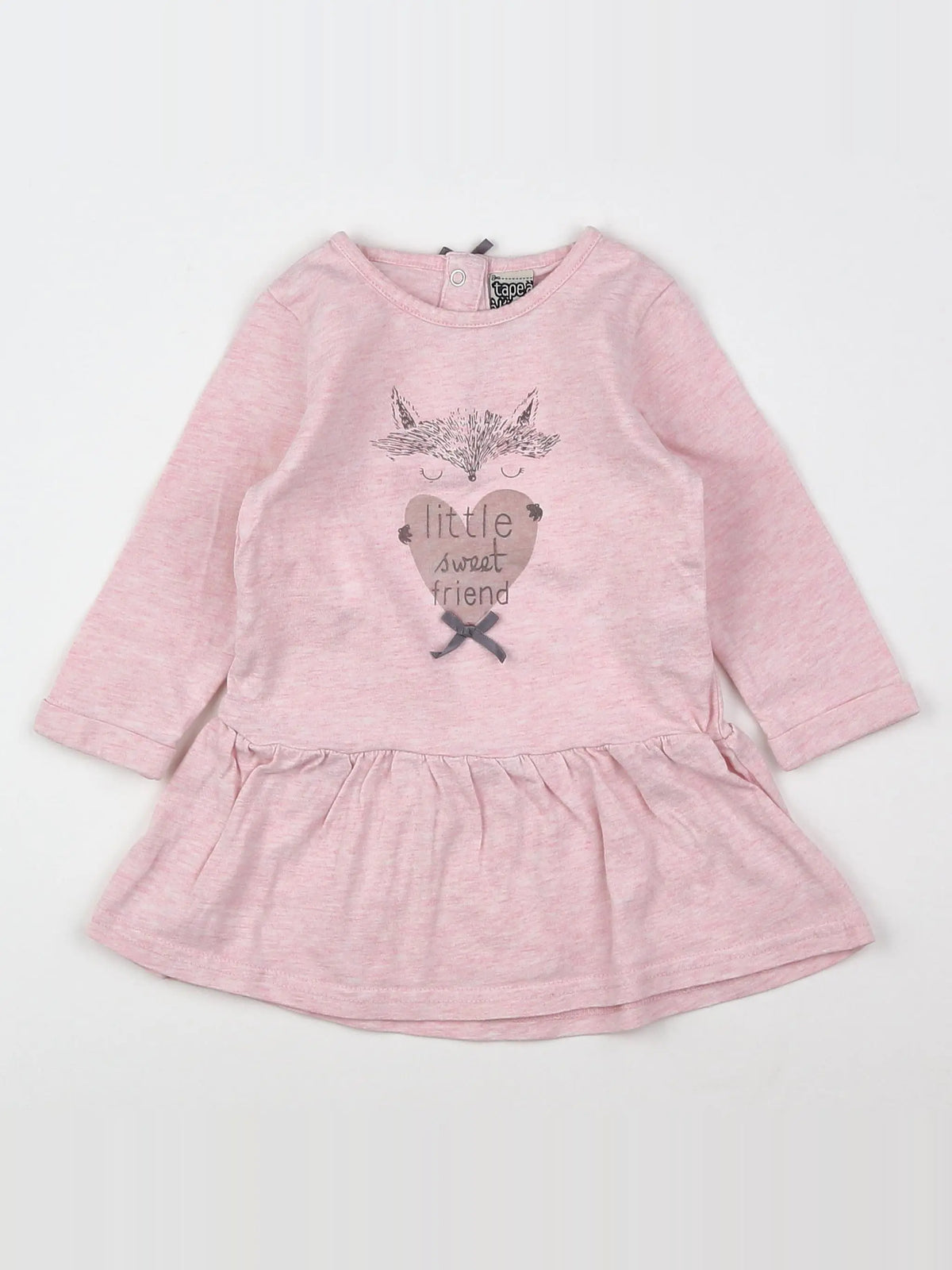 Tape à l'oeil - robe rose - 6 mois