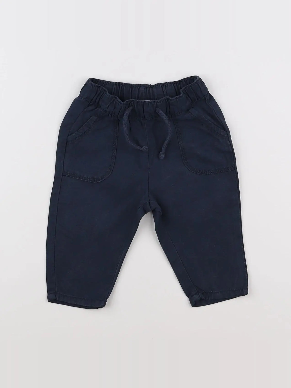 Tape à l'oeil - pantalon bleu - 12 mois
