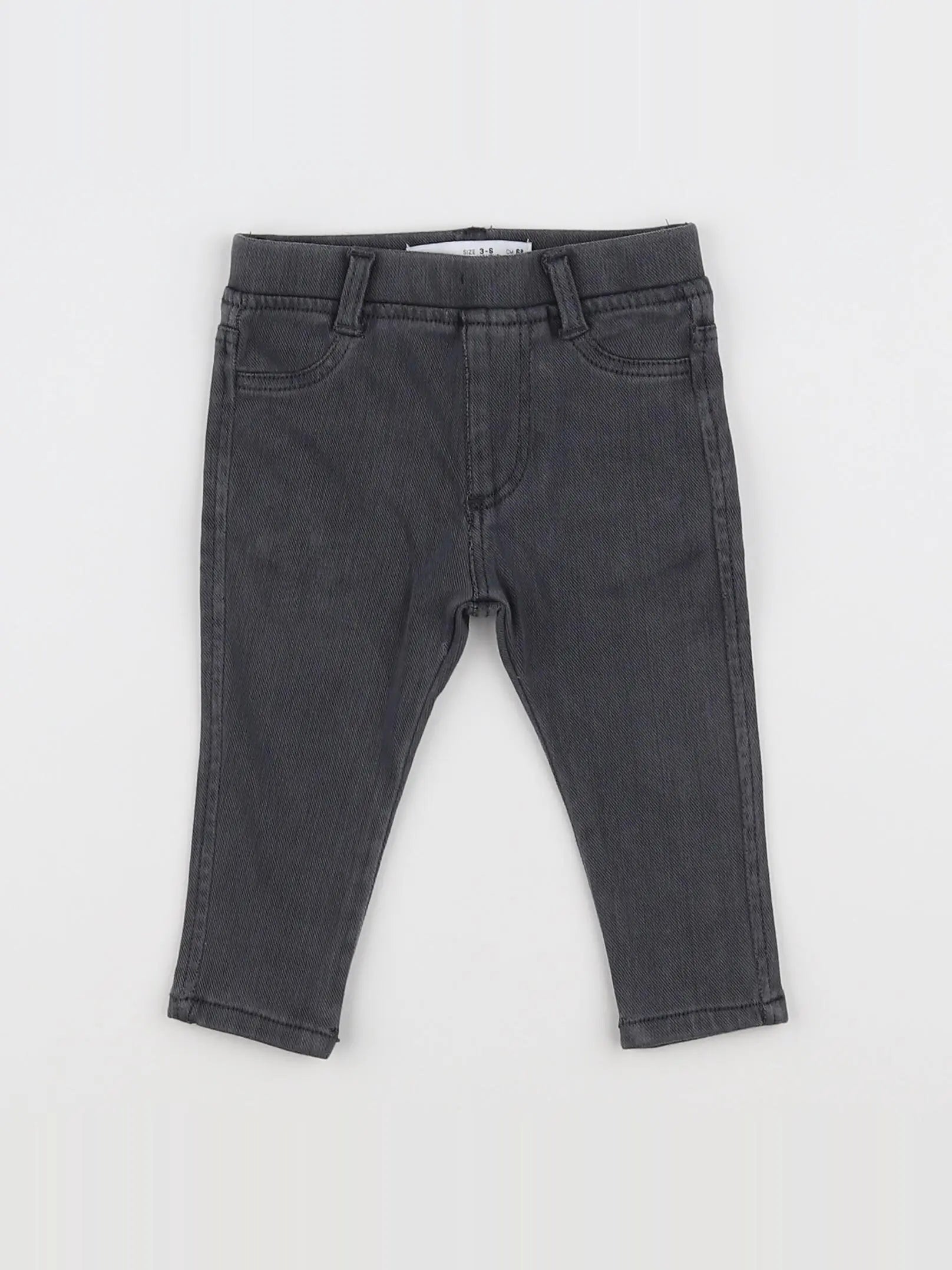Zara - jegging gris - 3/6 mois