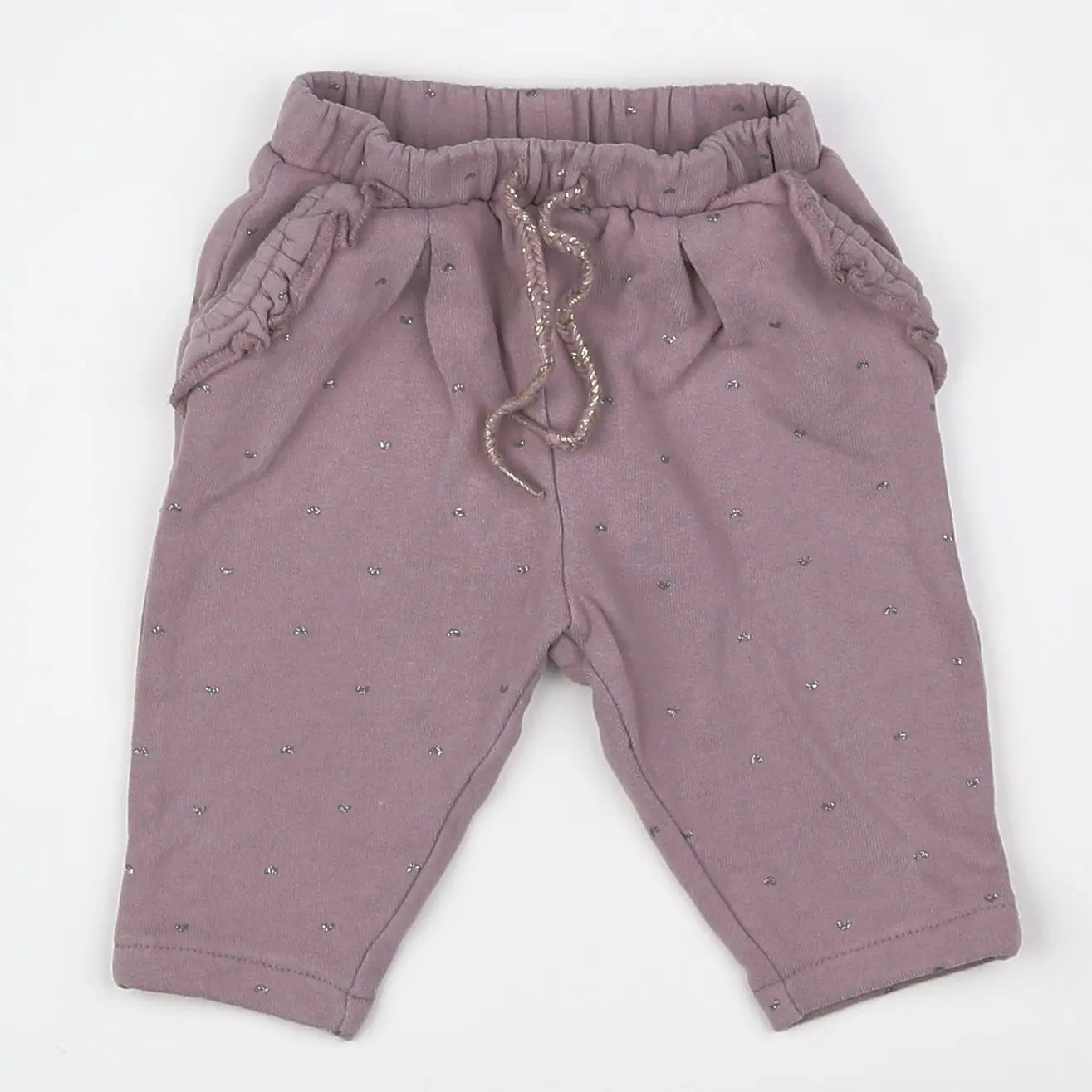 Vertbaudet - pantalon violet - 3 mois
