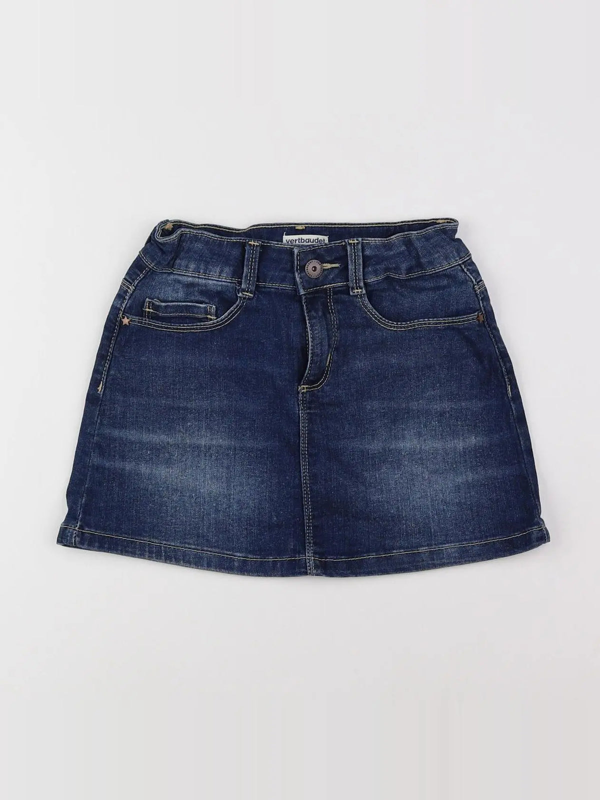 Vertbaudet - jupe bleu - 9 ans