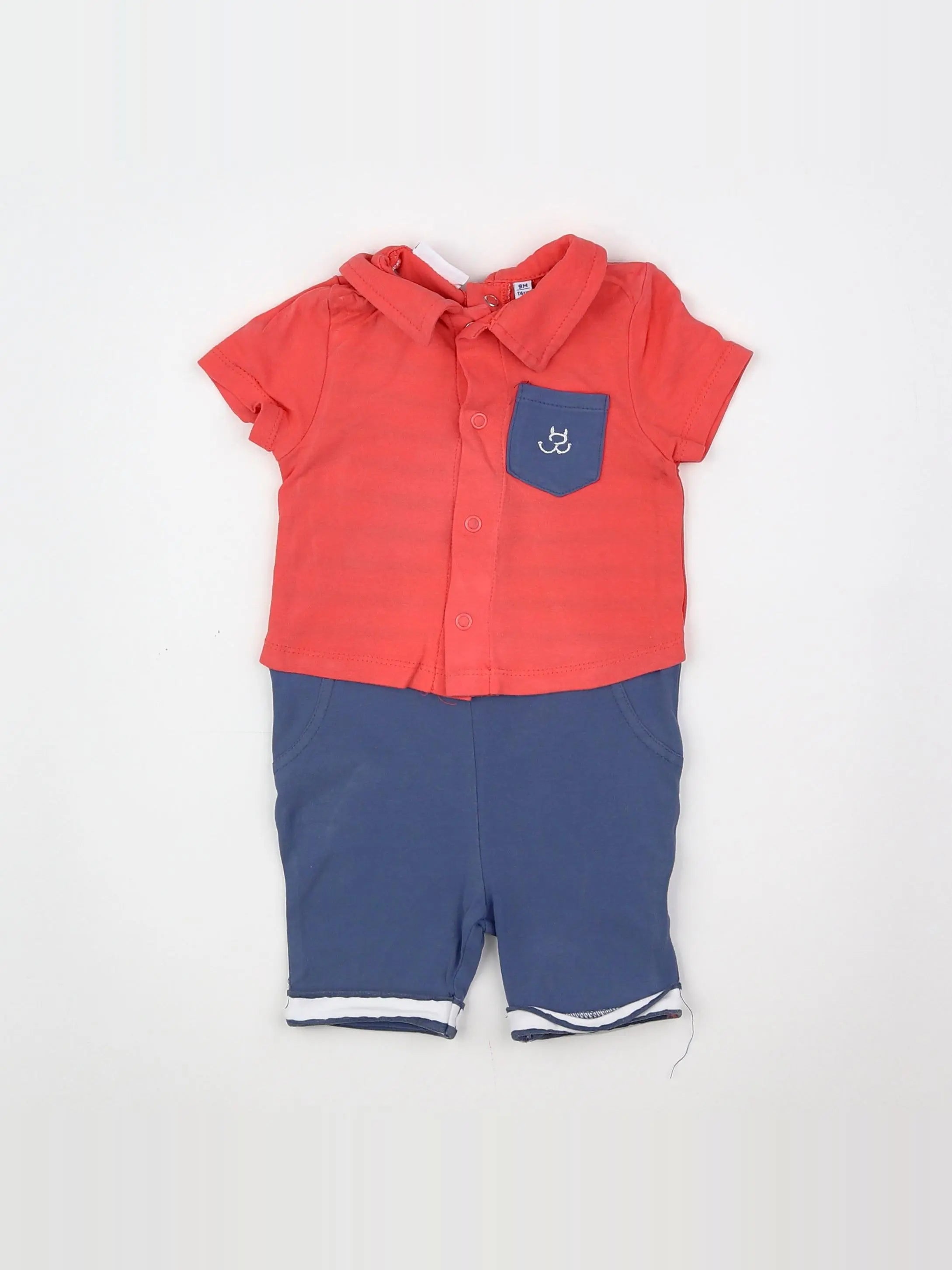 Noukie's - combinaison bleu - 9 mois