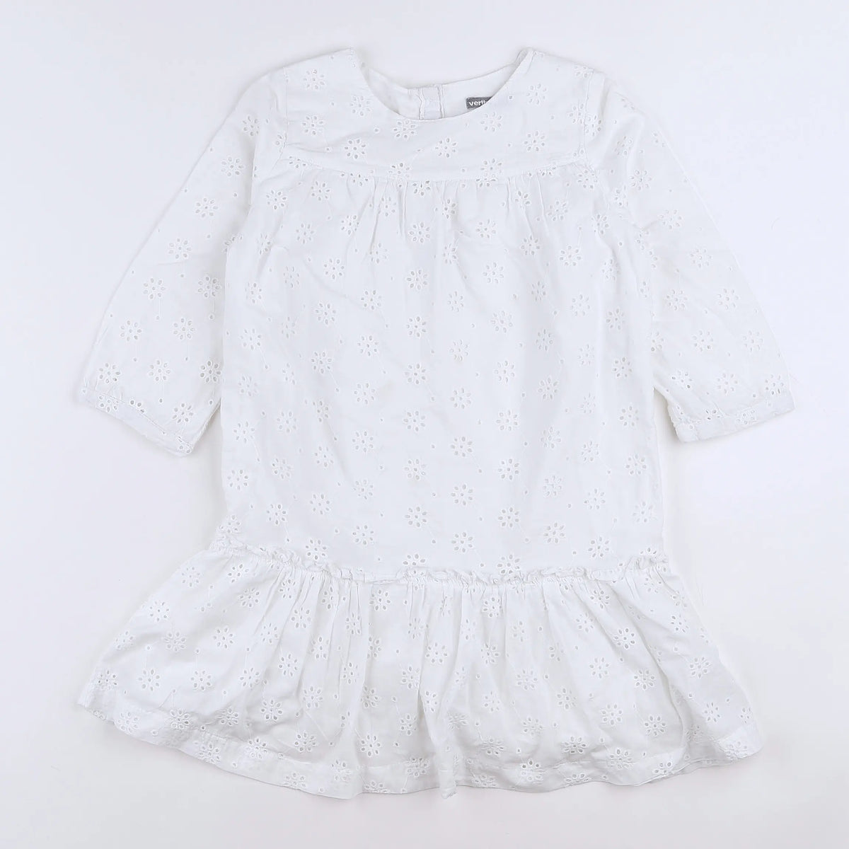 Vertbaudet - robe blanc - 8 ans