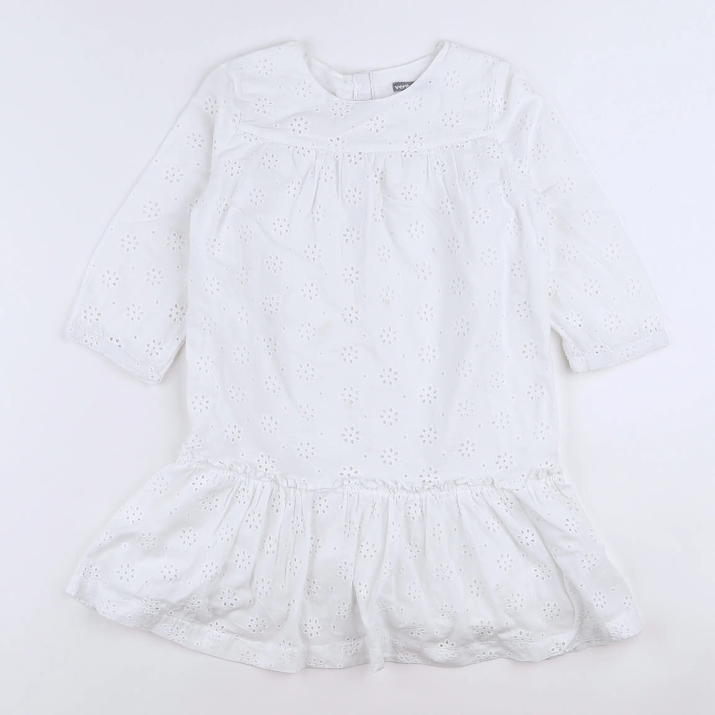 Vertbaudet - robe blanc - 8 ans