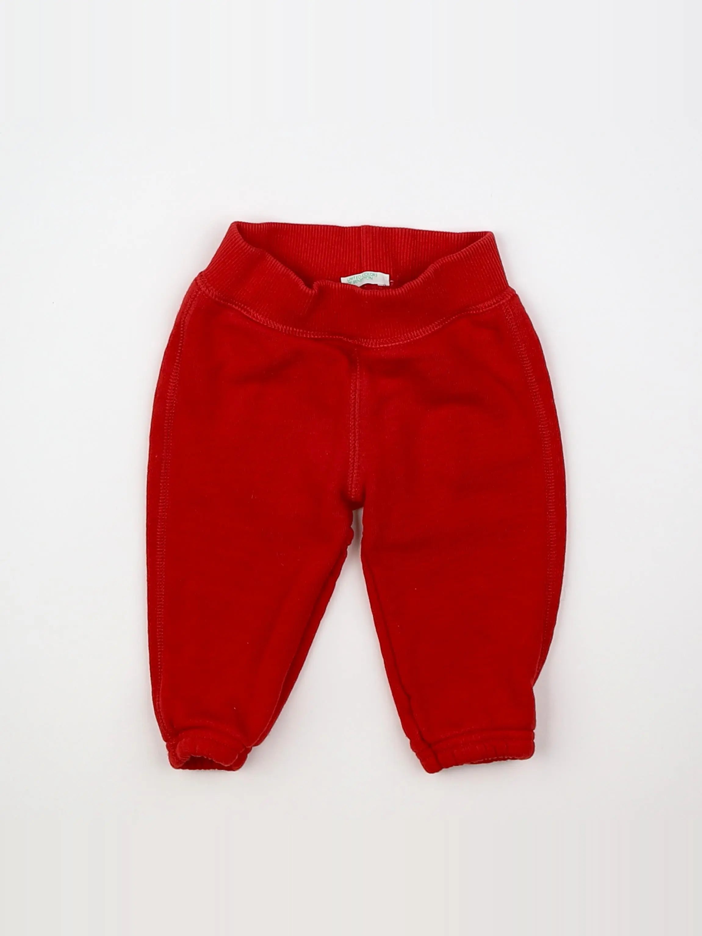 Benetton - jogging rouge - 3 mois