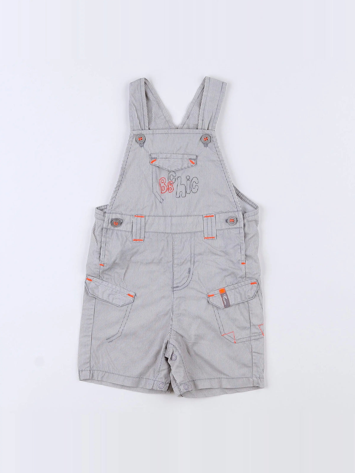 Terre de marins - salopette gris - 6 mois